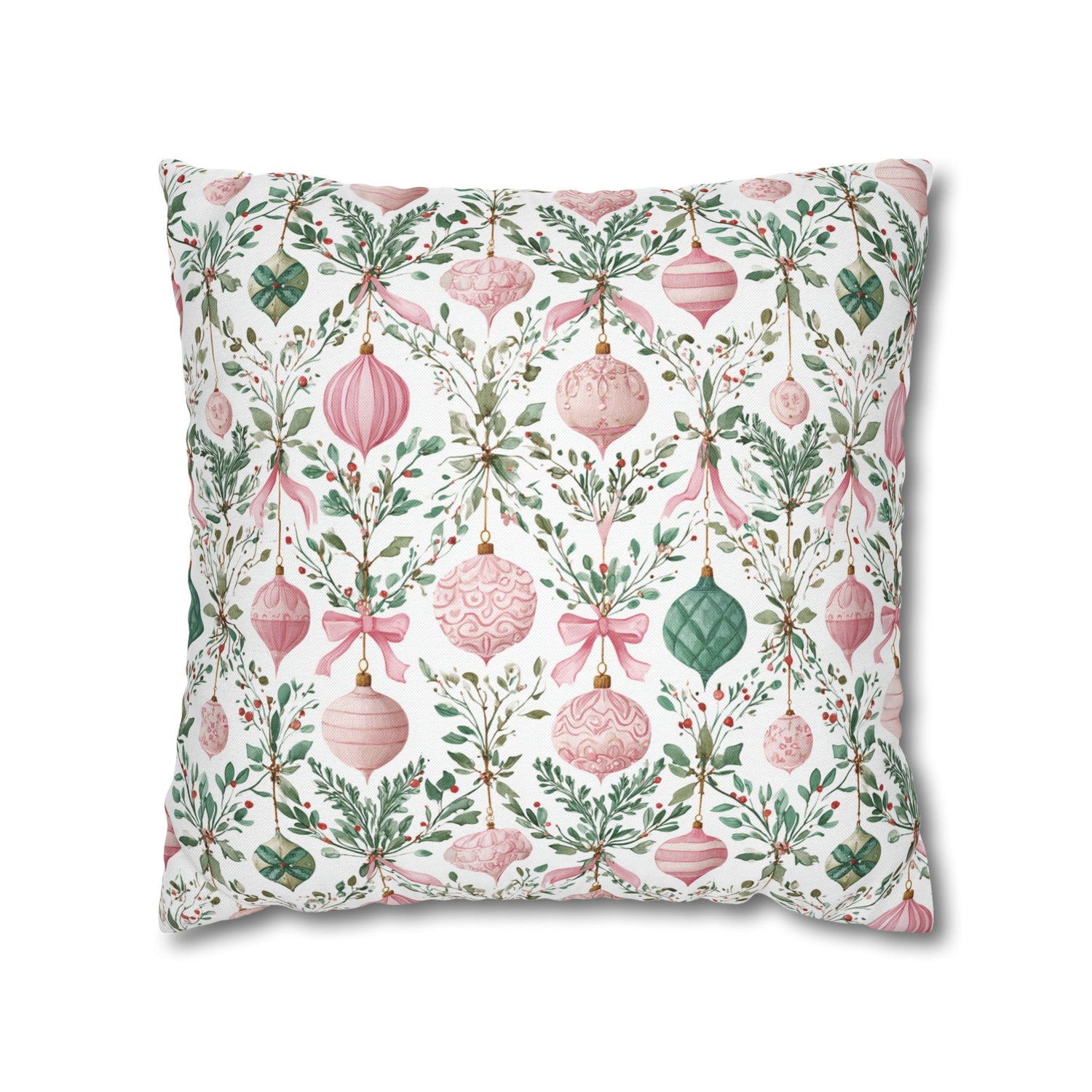 Christmas Ornament Throw Pillow Covers