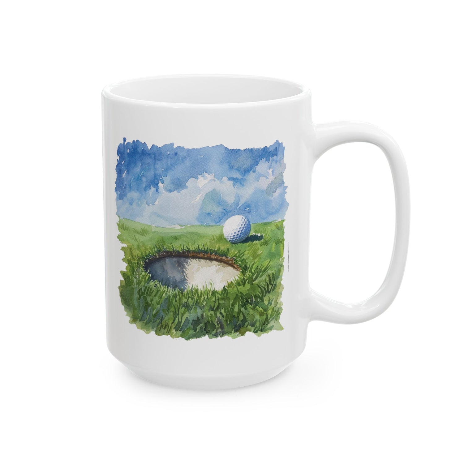 Golf Life Ceramic Mug | Perfect Gift for Golfers, Coffee Lover, Sports Enthusiast, Tea Cup, Home Decor