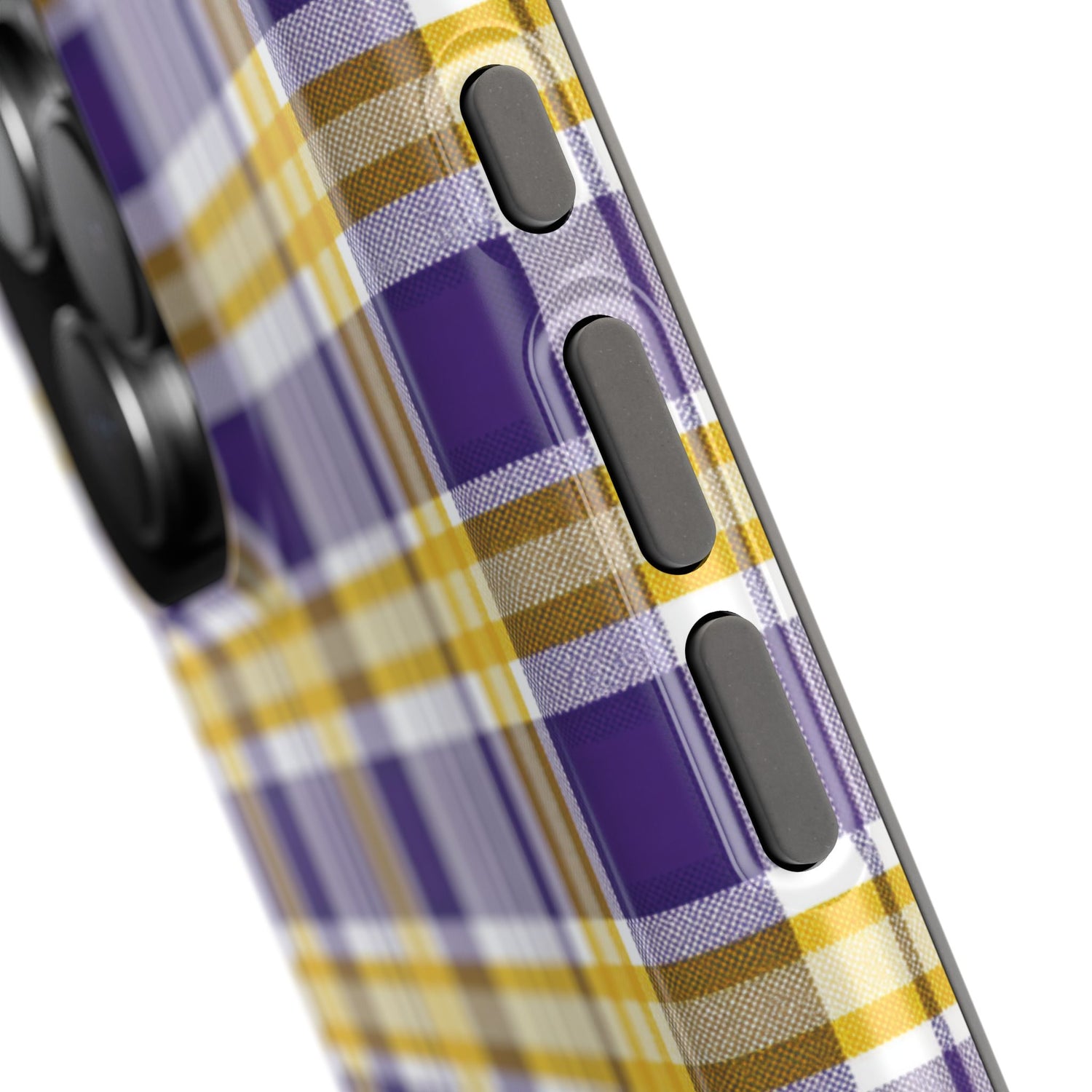 Impact-Resistant Phone Case- Louisiana Plaid