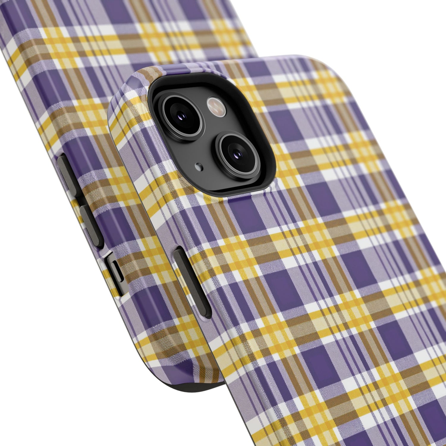 Impact-Resistant Phone Case- Louisiana Plaid