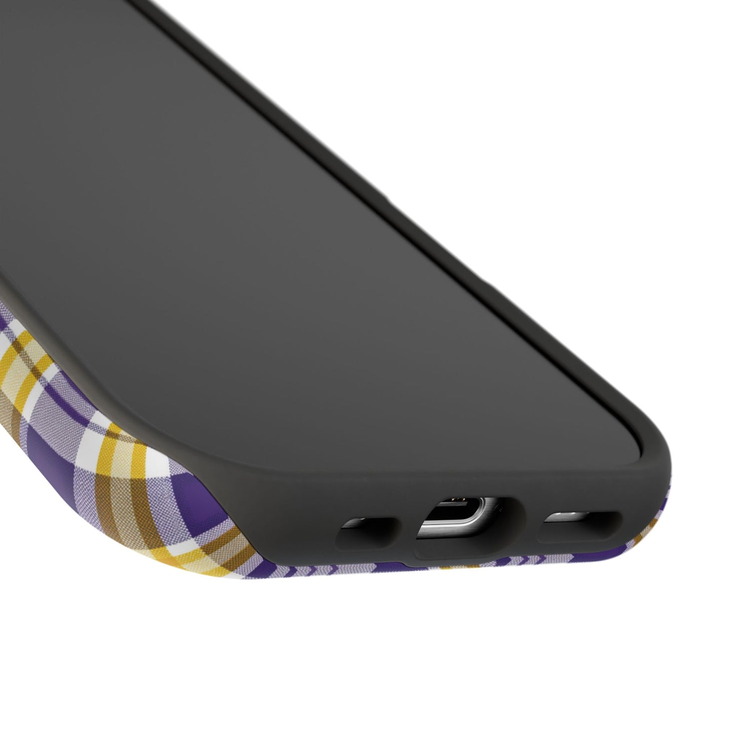 Impact-Resistant Phone Case- Louisiana Plaid