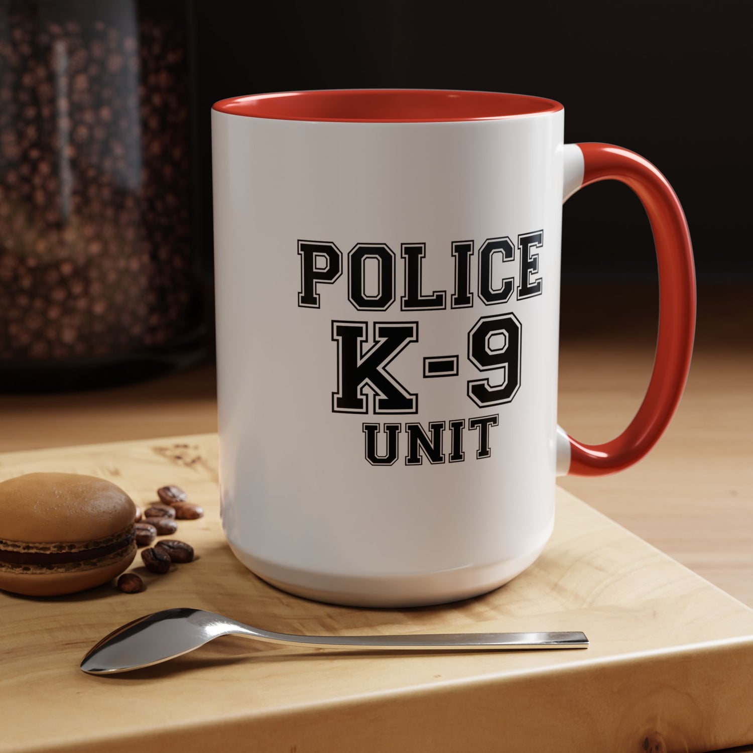 Police K-9 Unit Coffee Mug, Police Dog Lover Gift, K9 Officer Present, Law Enforcement Mug, Dog Handler Cup, Unique Gift for Police