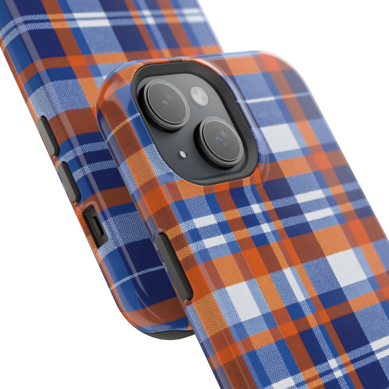 Impact-Resistant Phone Case- Florida Plaid