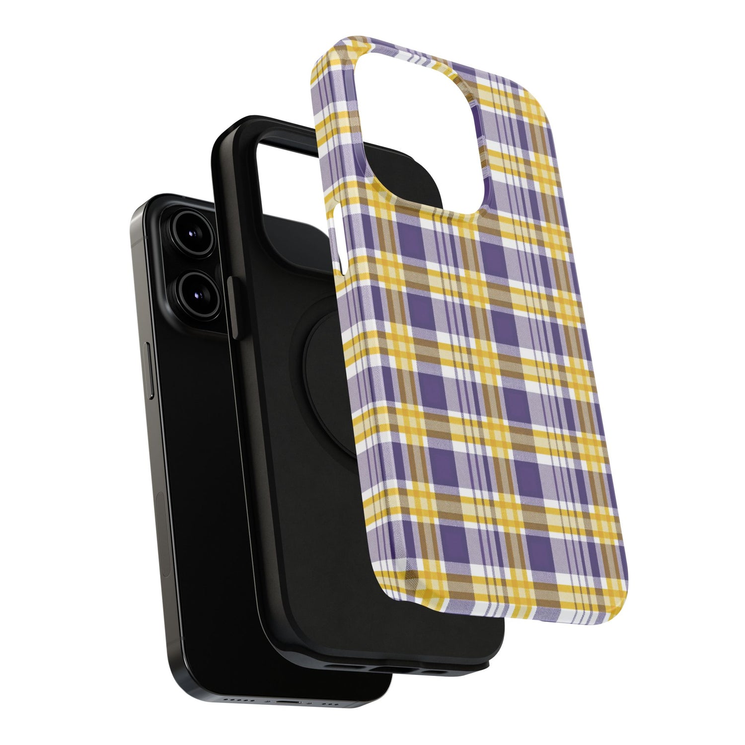 Impact-Resistant Phone Case- Louisiana Plaid