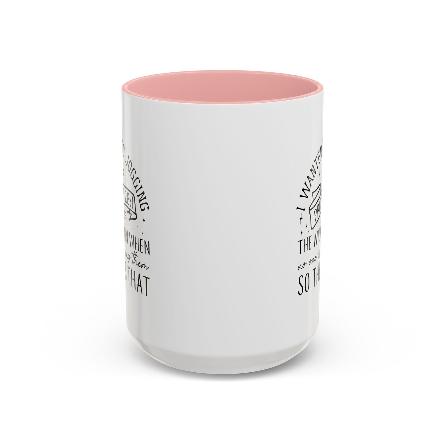 Inspirational Coffee Mug for Christian Joggers, Proverbs 28:1 Quote Mug, Funny Workout Gift, Motivational Drinkware, Exercise Humor