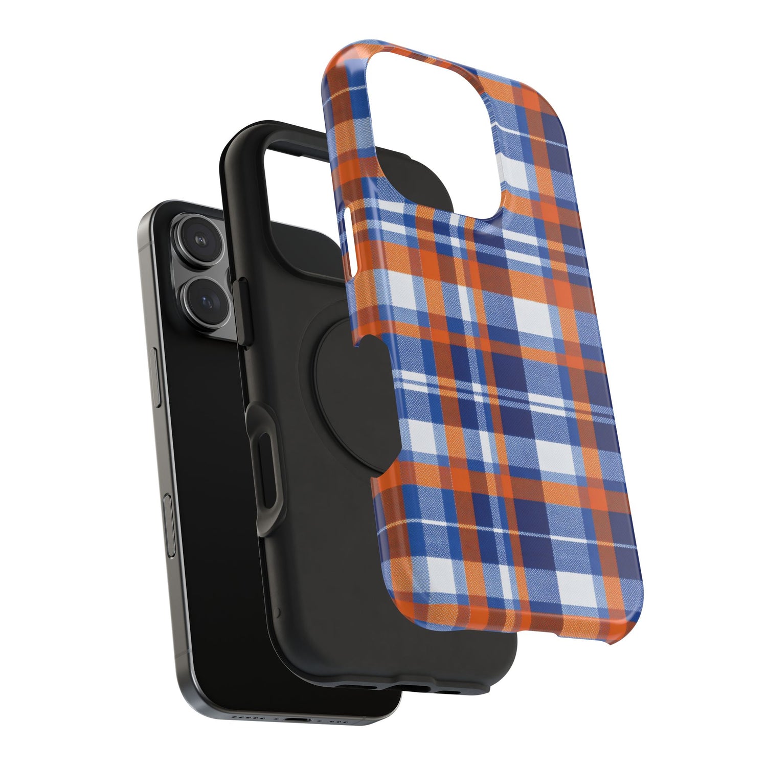 Impact-Resistant Phone Case- Florida Plaid