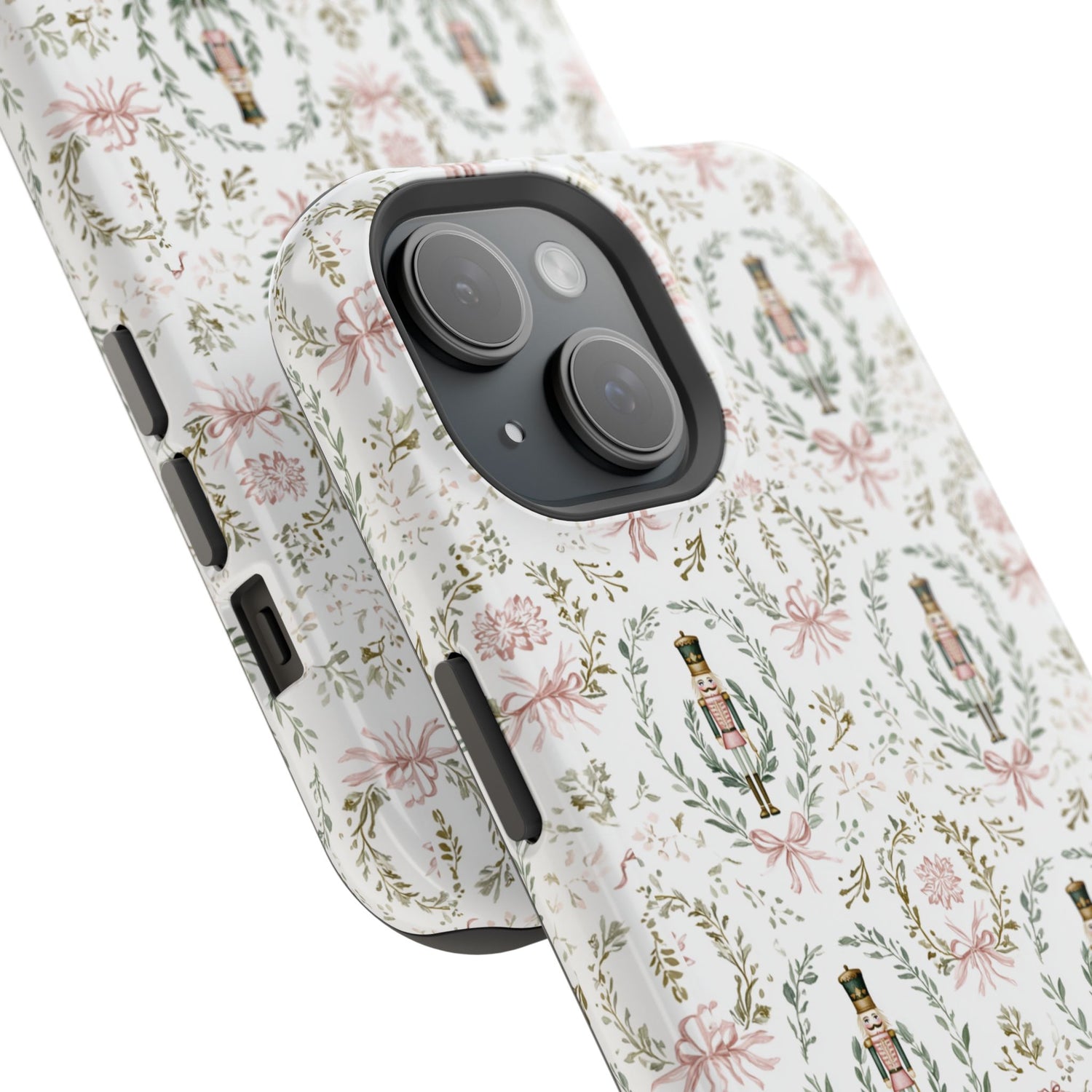 Impact-Resistant Phone Case- Nutcracker Floral