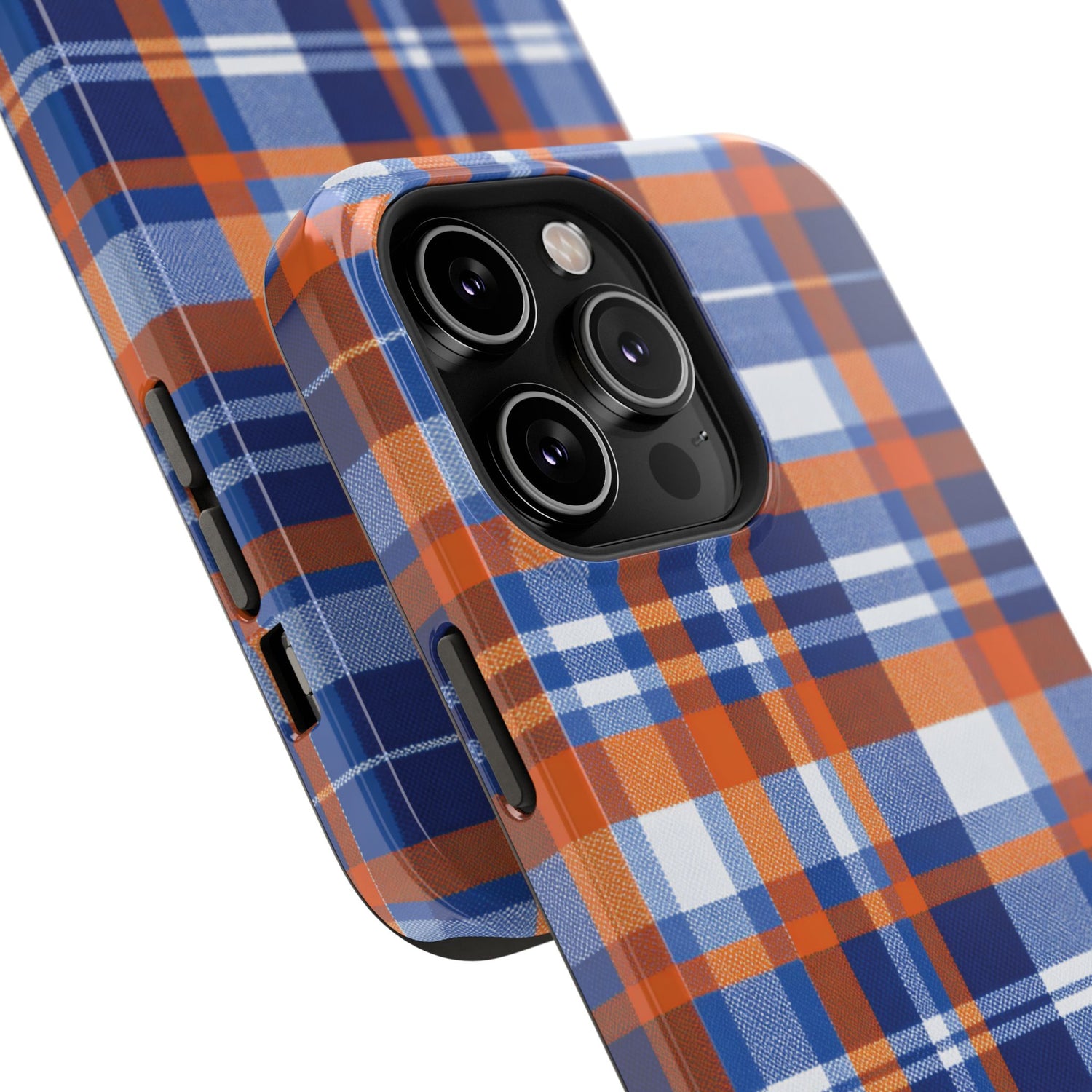 Impact-Resistant Phone Case- Florida Plaid