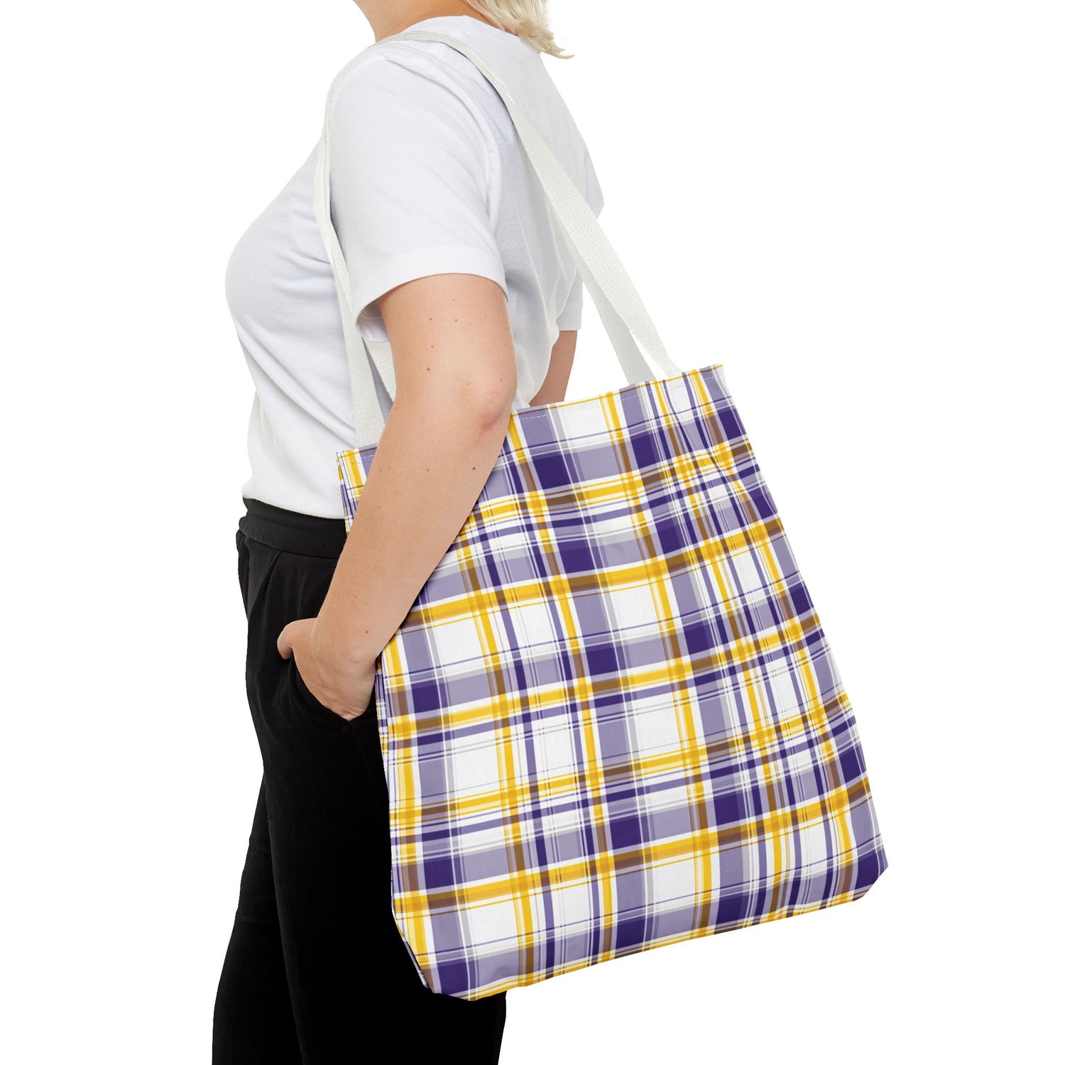 Louisiana Plaid Tote Bag Available in 3 sizes