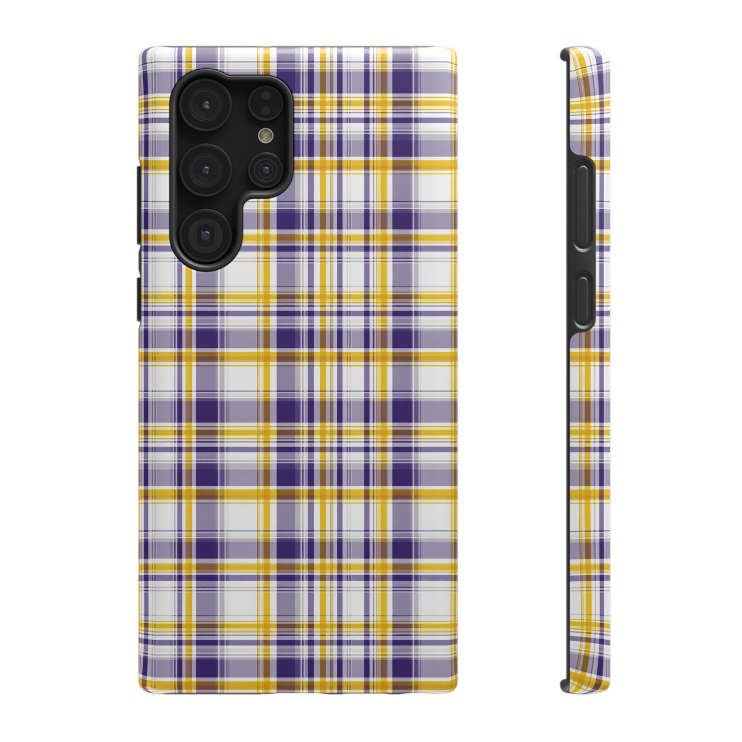 Louisiana Plaid Impact-Resistant Phone Case