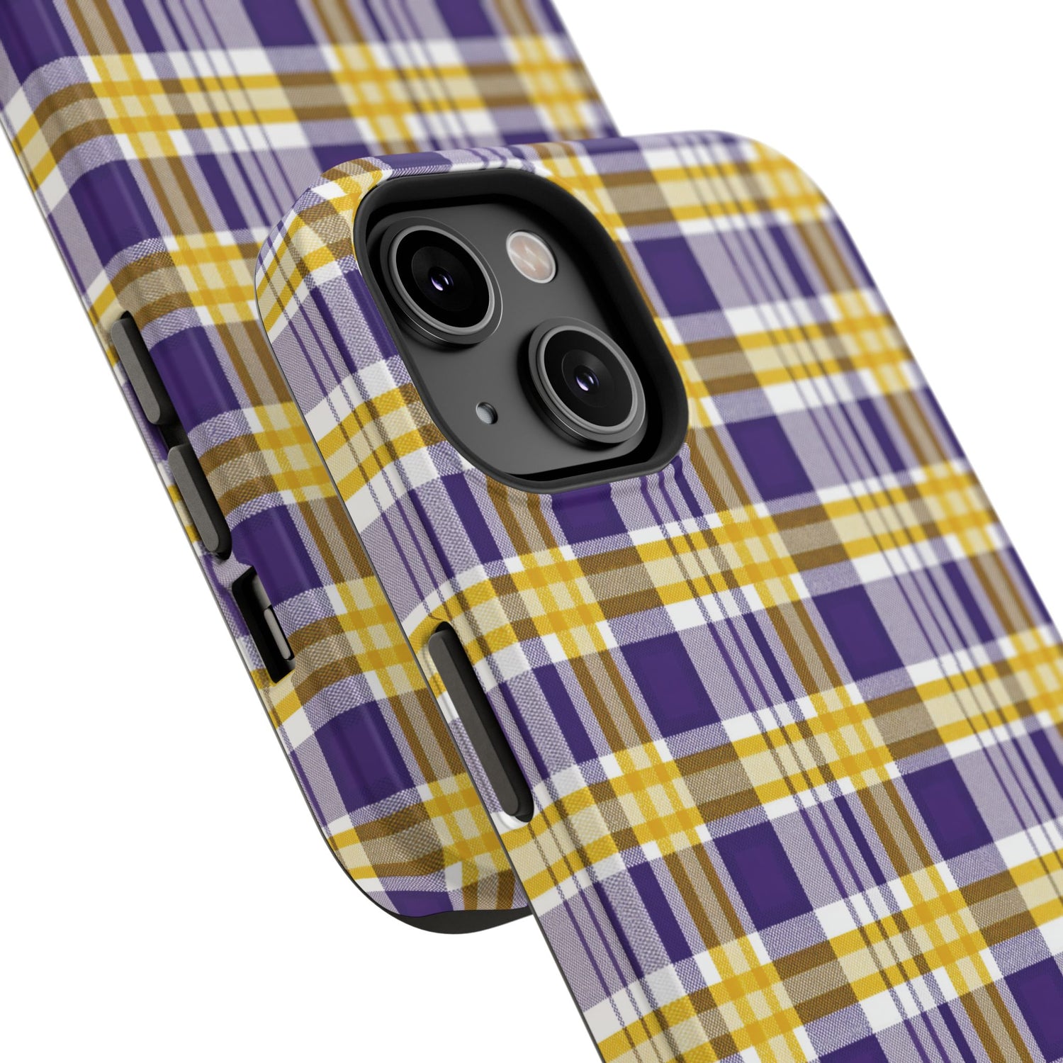 Impact-Resistant Phone Case- Louisiana Plaid