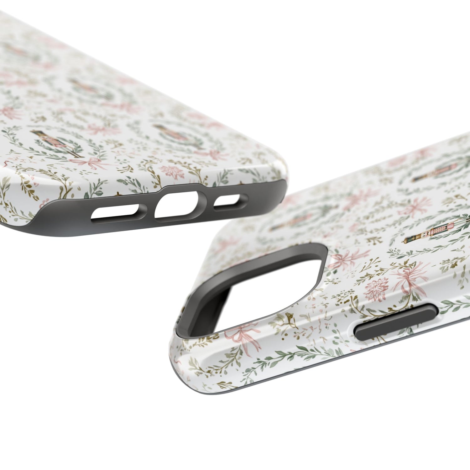 Impact-Resistant Phone Case- Nutcracker Floral
