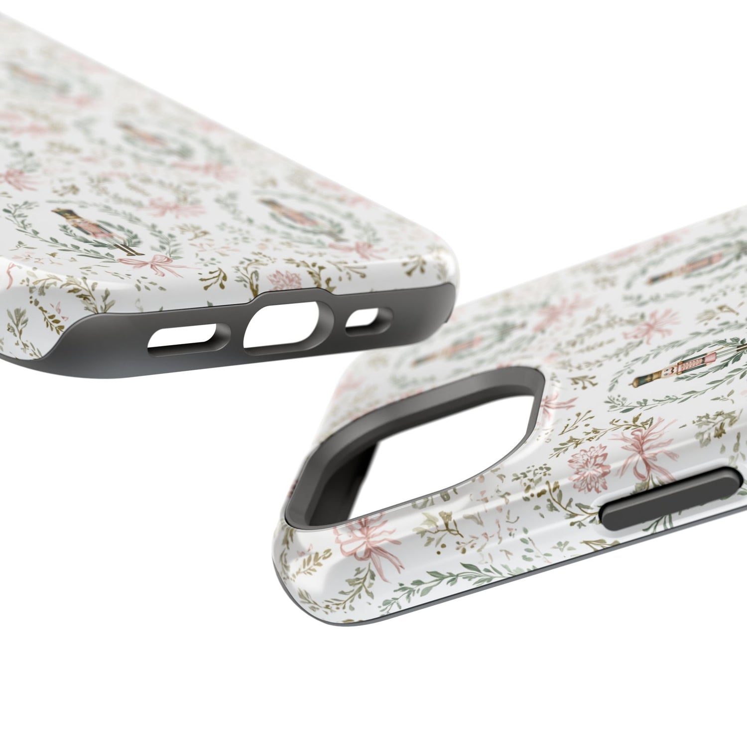 Impact-Resistant Phone Case- Nutcracker Floral