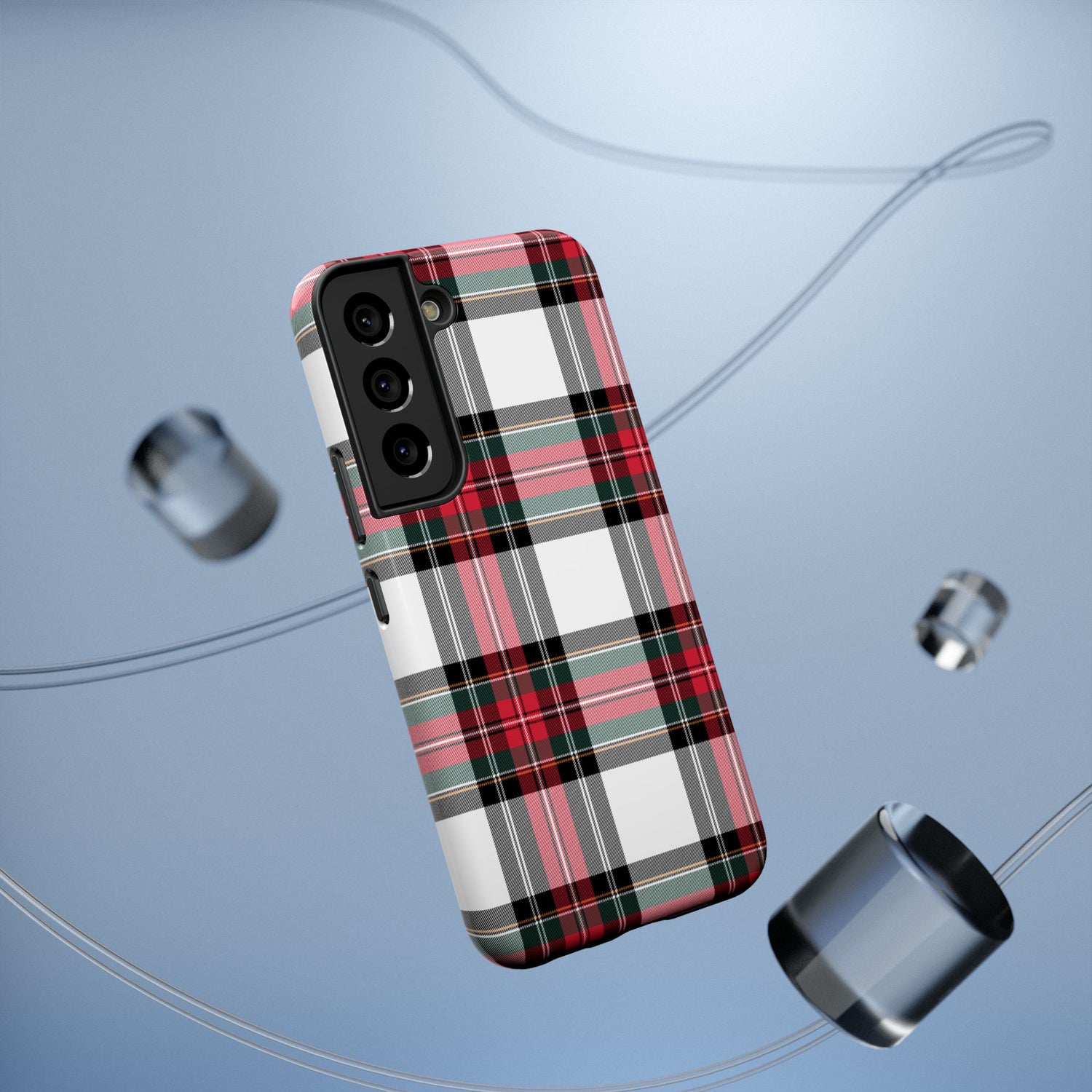 New Tartan Christmas Plaid Impact-Resistant Cases, iPhone, Samsung