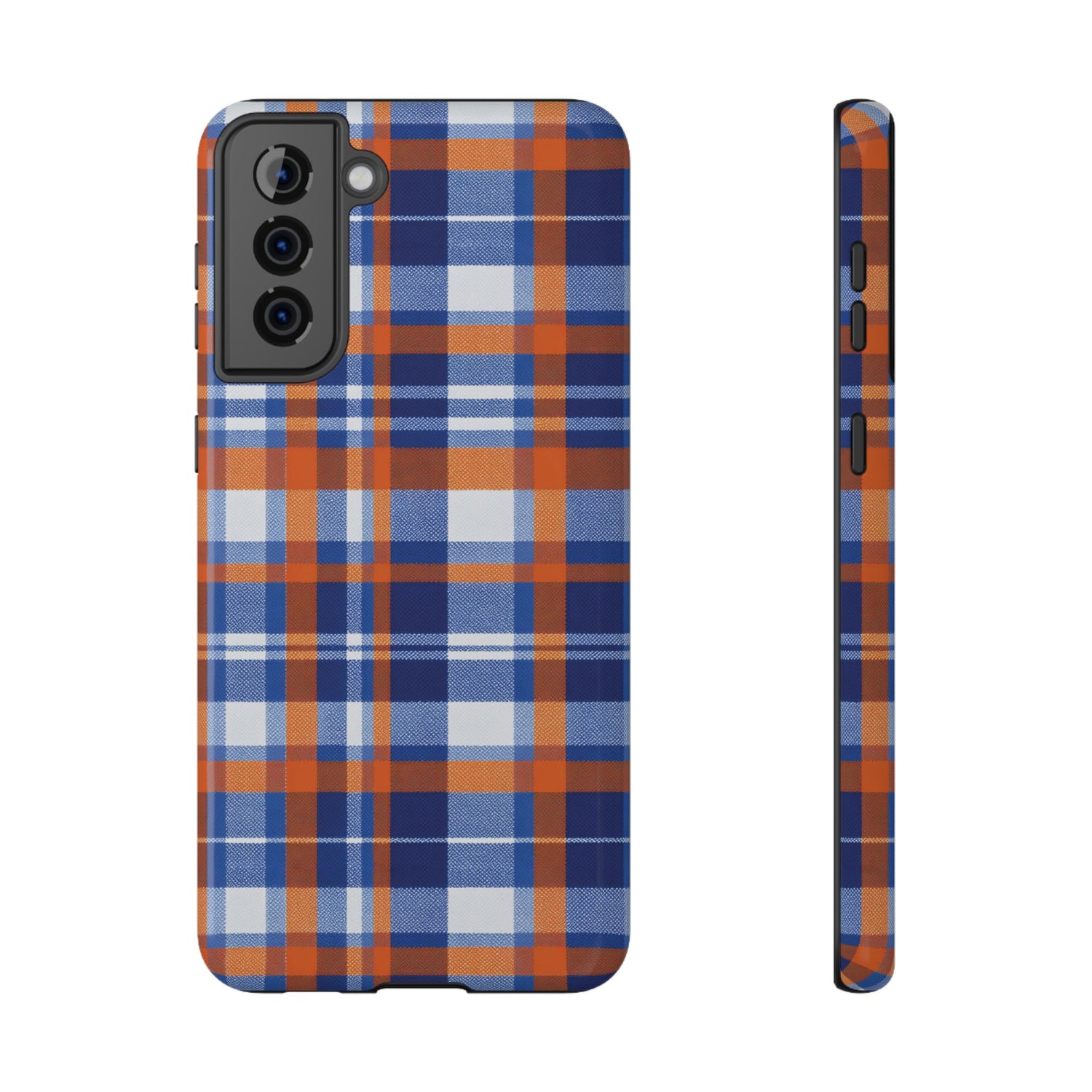 Impact-Resistant Phone Case- Florida Plaid