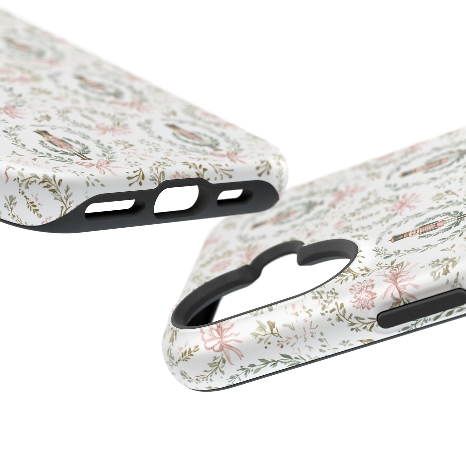 Impact-Resistant Phone Case- Nutcracker Floral
