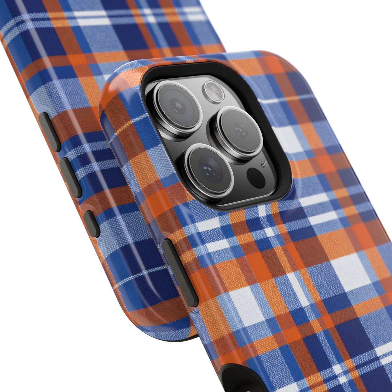 Impact-Resistant Phone Case- Florida Plaid