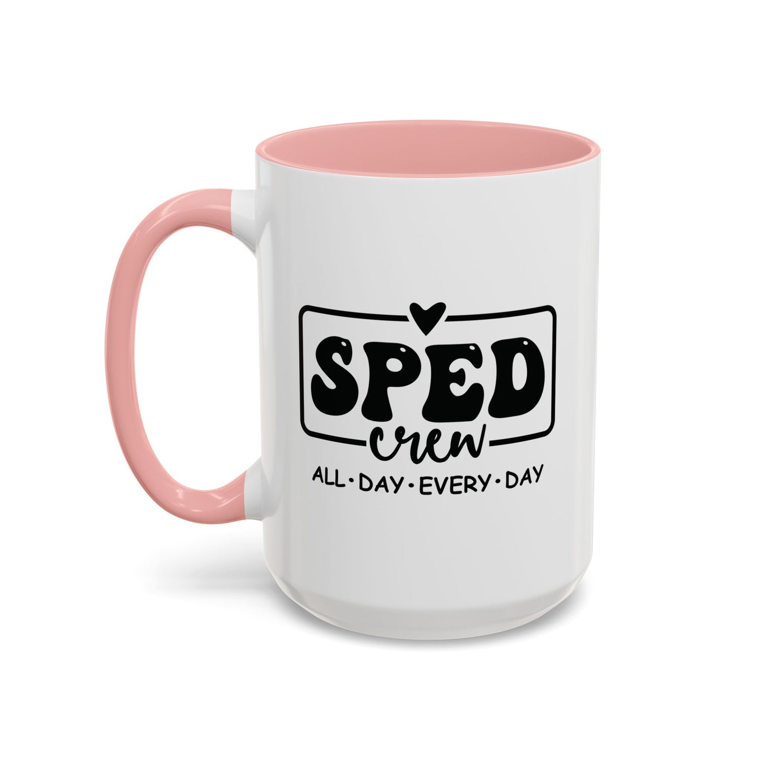 SPED Crew Accent Coffee Mug - Perfect for Teachers, Staff Gifts, Educational Appreciation, Fun Coffee Lovers