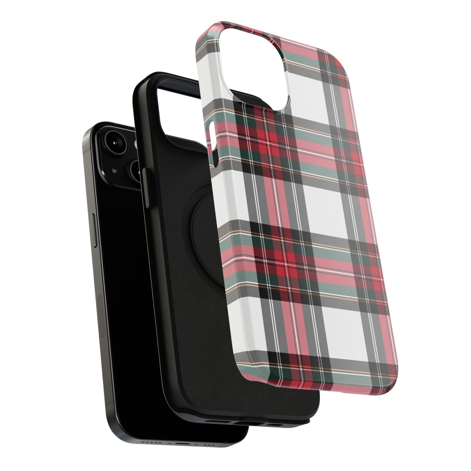 New Tartan Christmas Plaid Impact-Resistant Cases, iPhone, Samsung