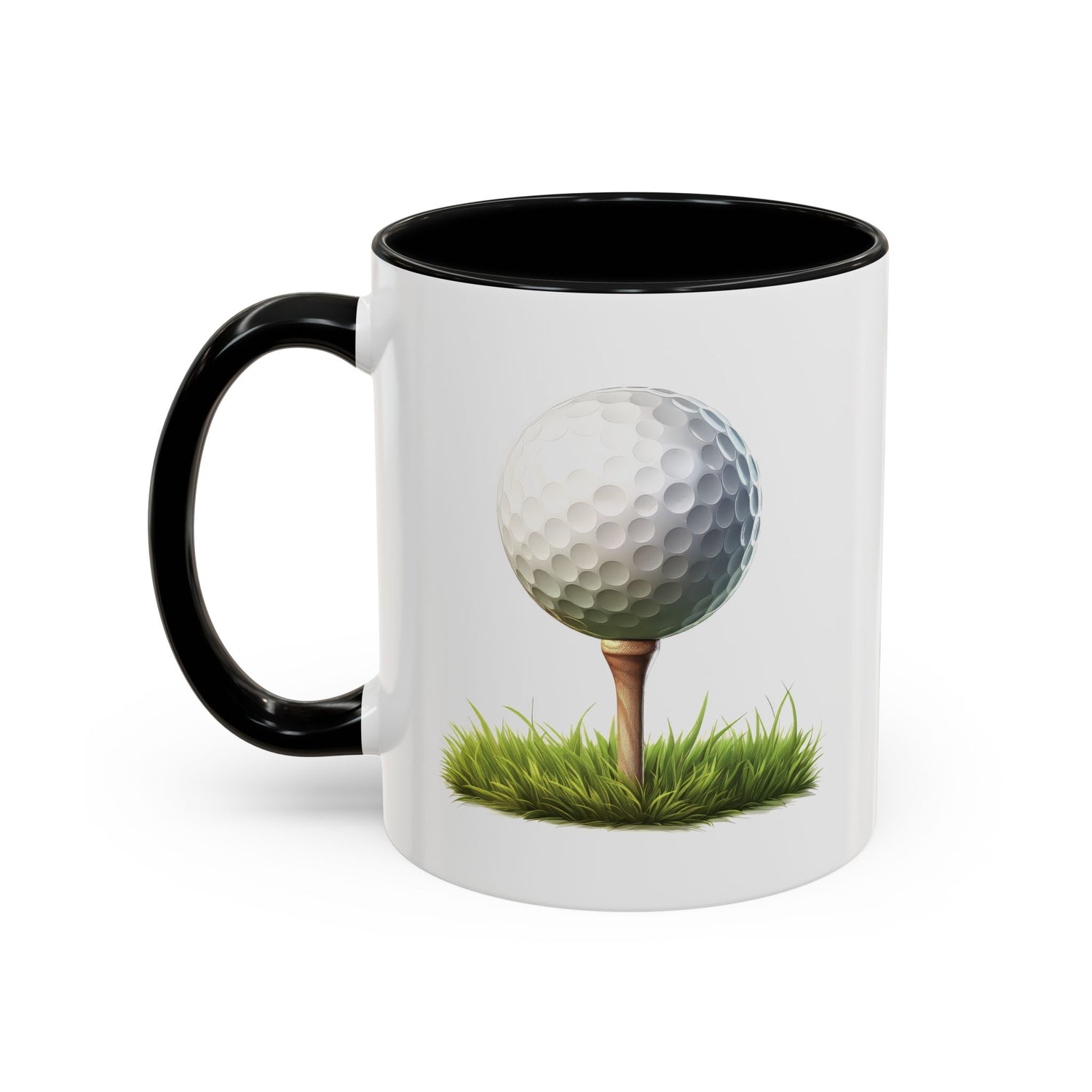 Golf Lover's Accent Coffee Mug - Perfect Gift for Golfers, Tee Time Enthusiasts, Sports Coffee Mug, Fun Golf Decor, Unique Golf Gifts