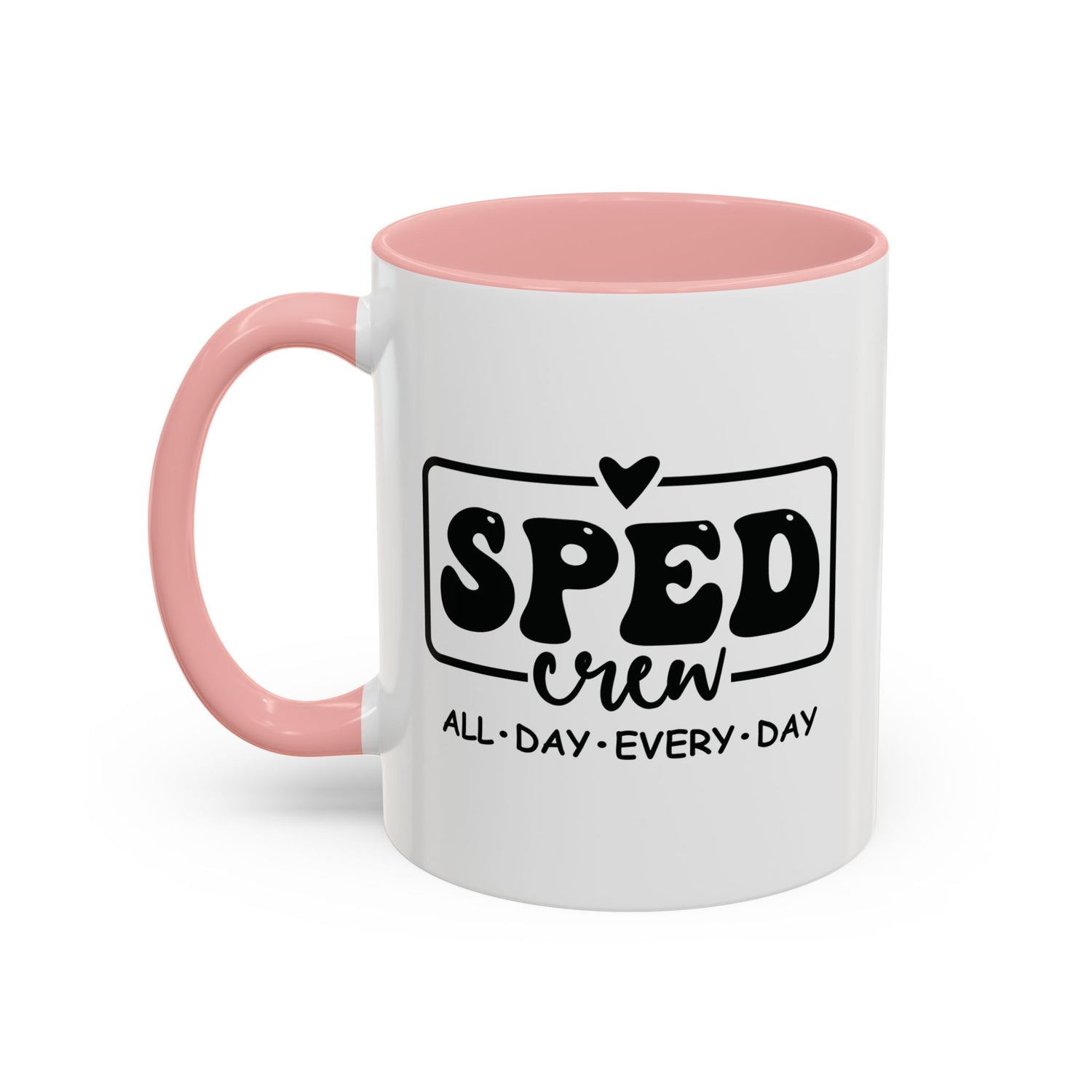 SPED Crew Accent Coffee Mug - Perfect for Teachers, Staff Gifts, Educational Appreciation, Fun Coffee Lovers