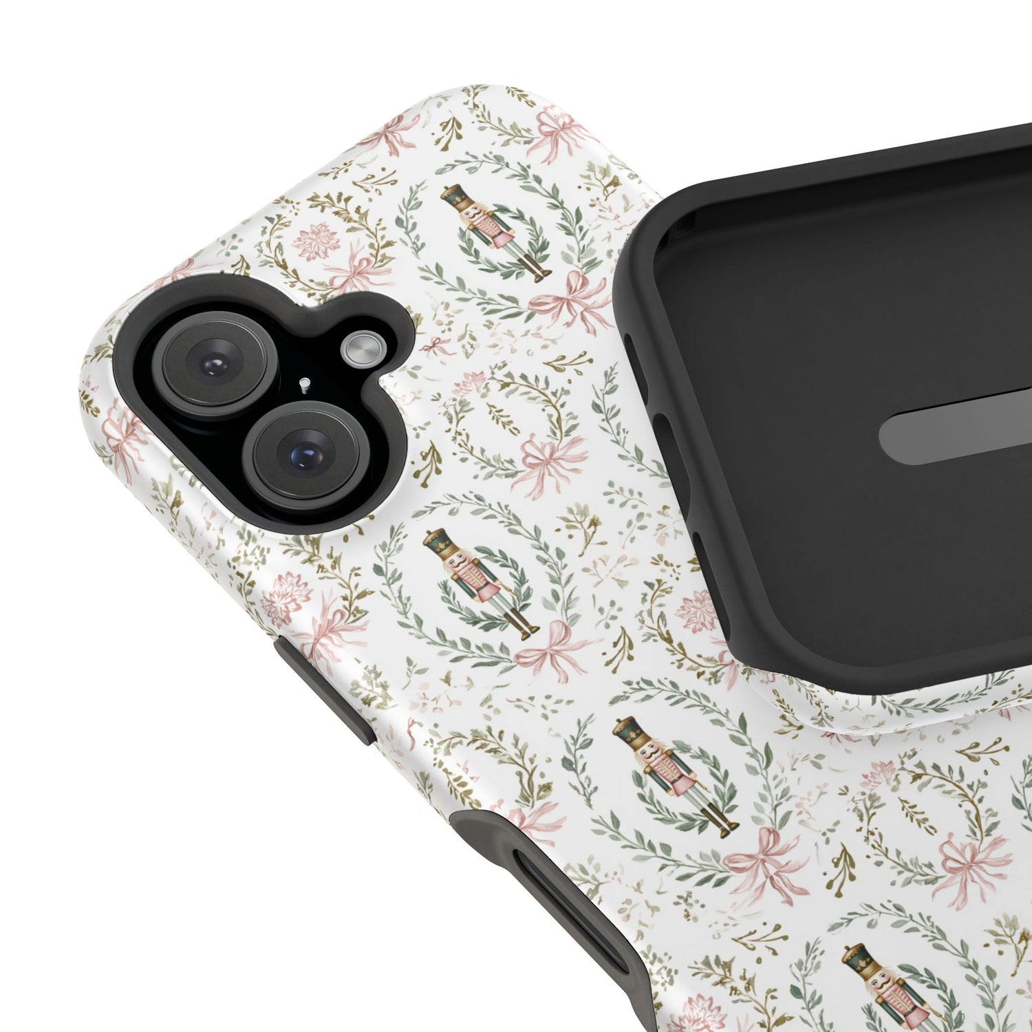 Impact-Resistant Phone Case- Nutcracker Floral