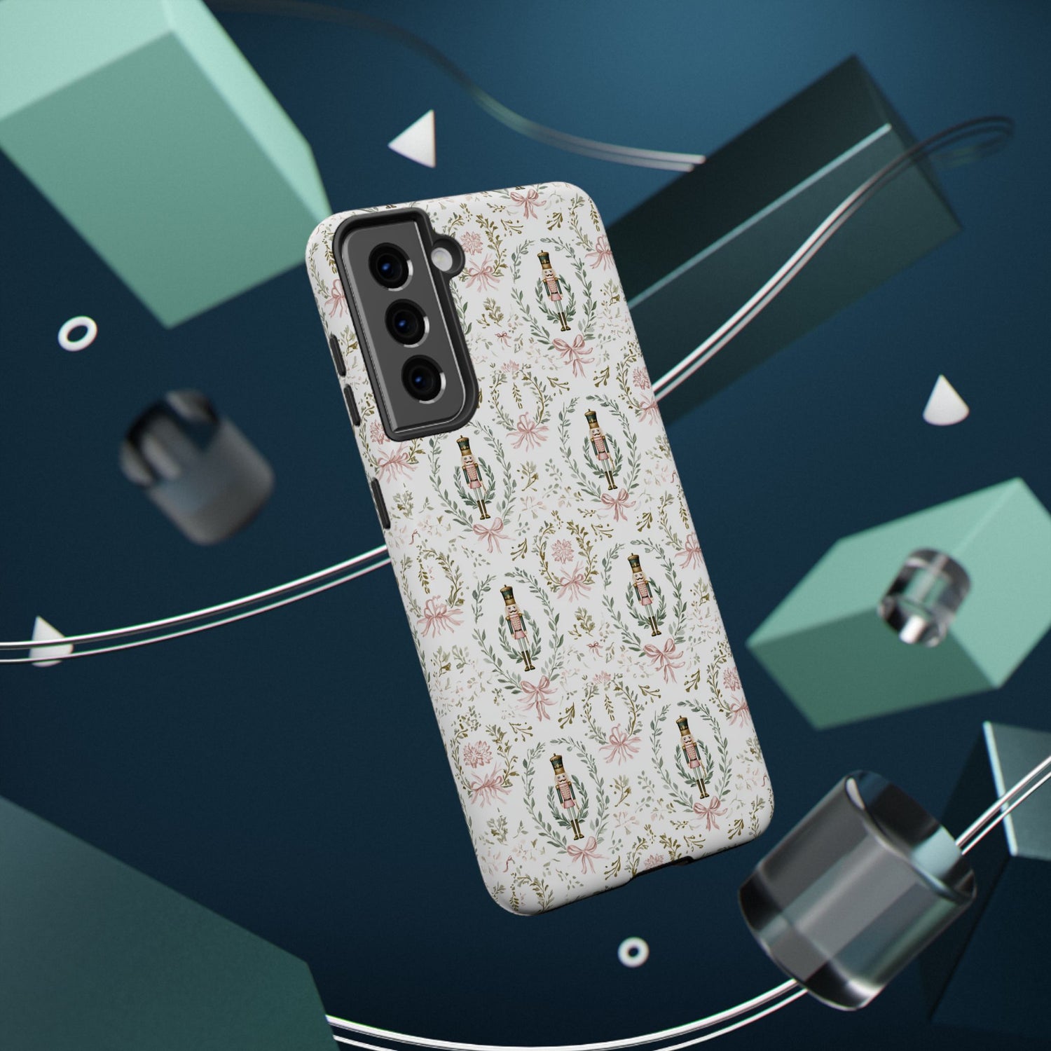 Impact-Resistant Phone Case- Nutcracker Floral