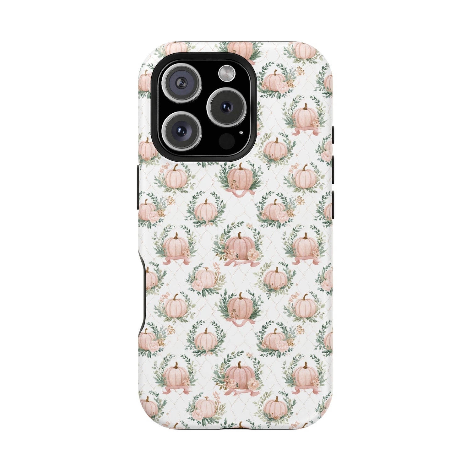 Elegant Pumpkin Impact-Resistant Phone Case, iPhone, Samsung