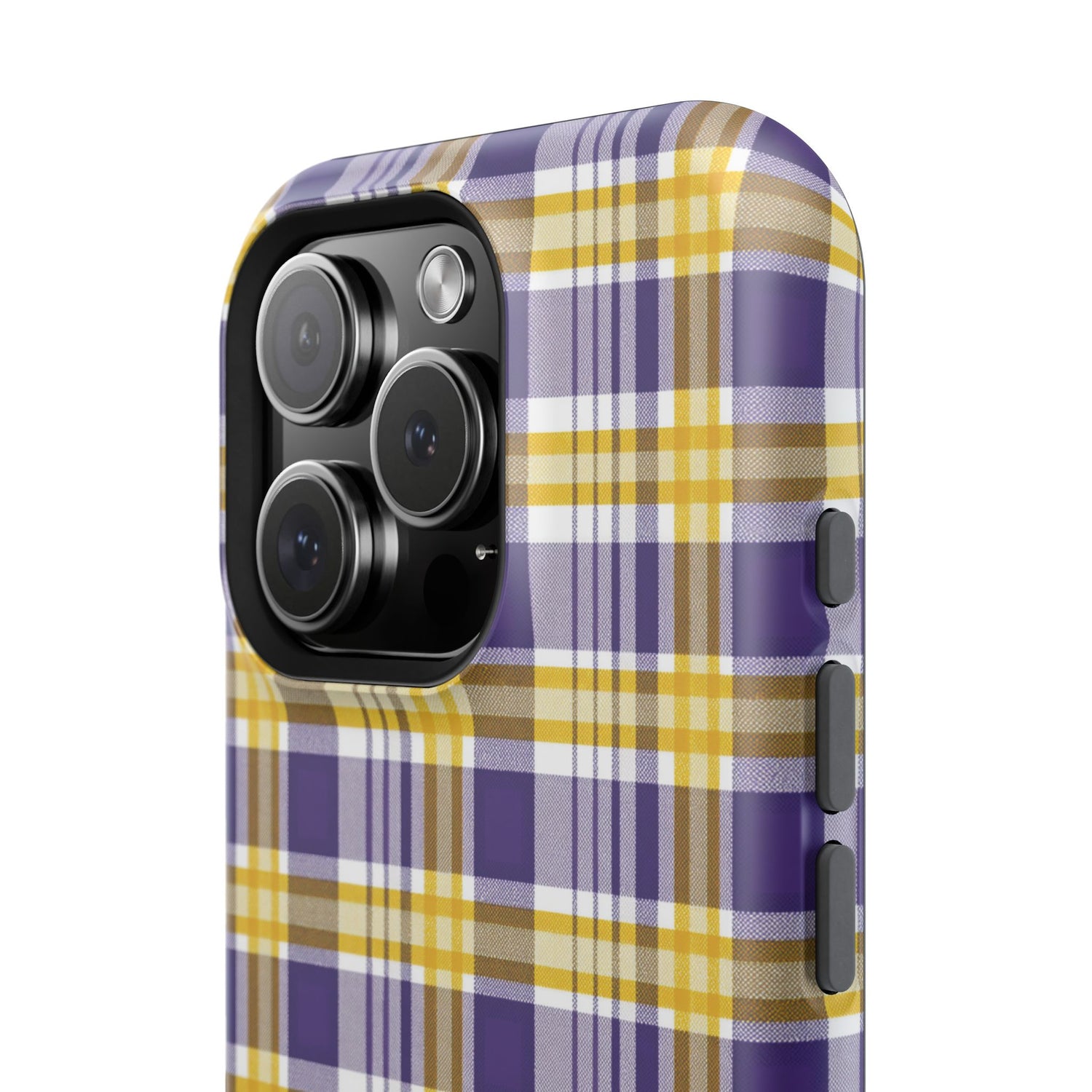 Impact-Resistant Phone Case- Louisiana Plaid