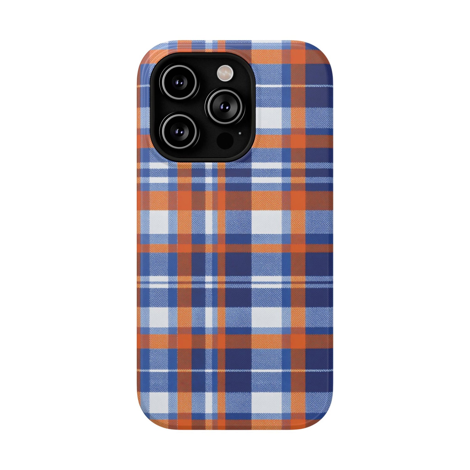 Impact-Resistant Phone Case- Florida Plaid