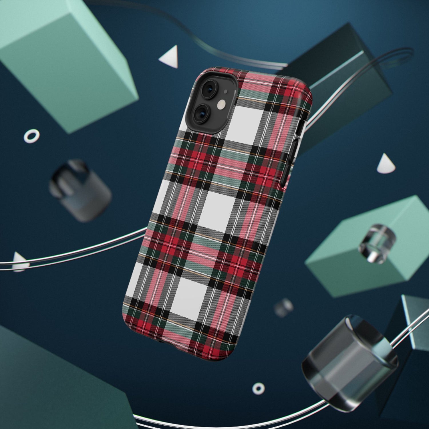 New Tartan Christmas Plaid Impact-Resistant Cases, iPhone, Samsung