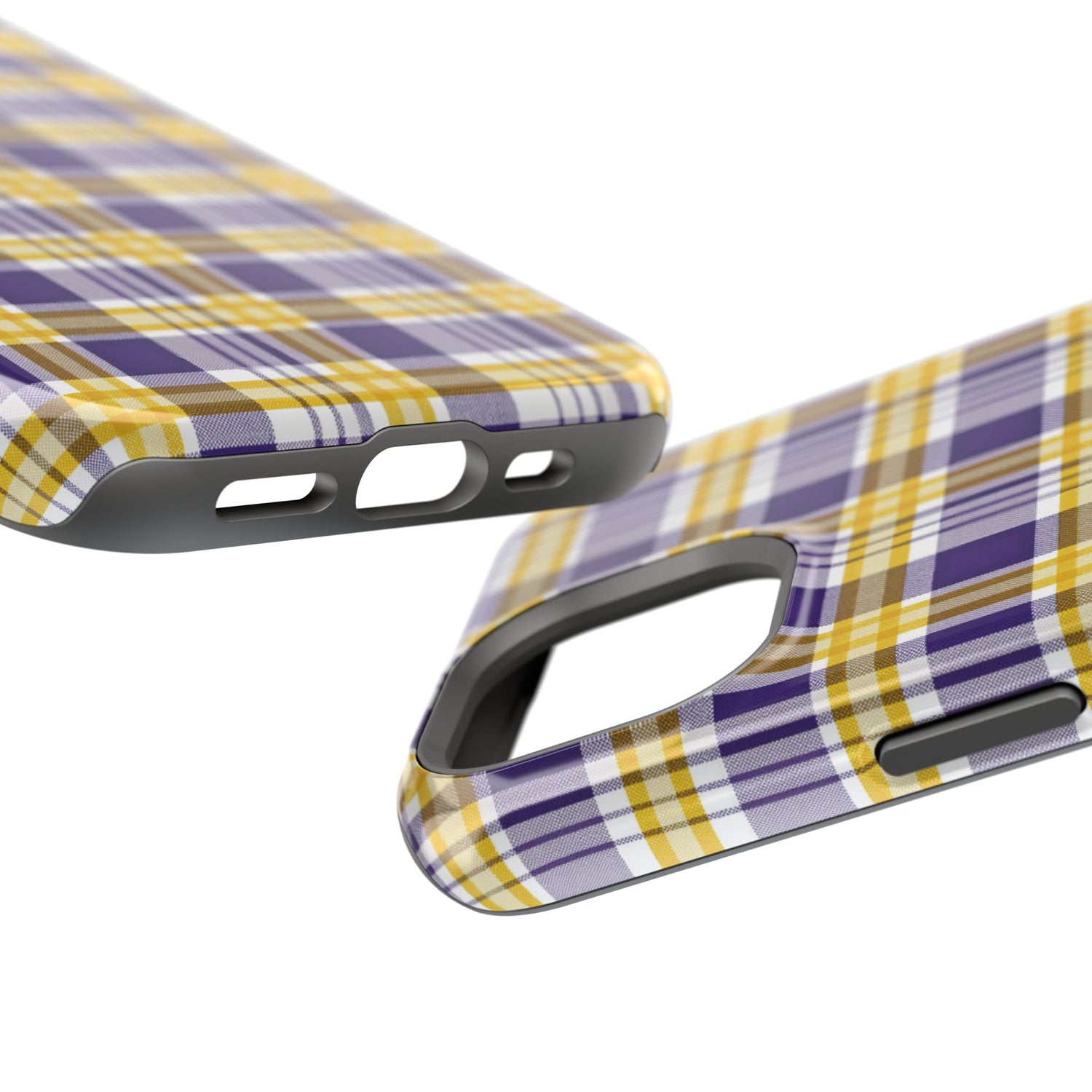 Impact-Resistant Phone Case- Louisiana Plaid