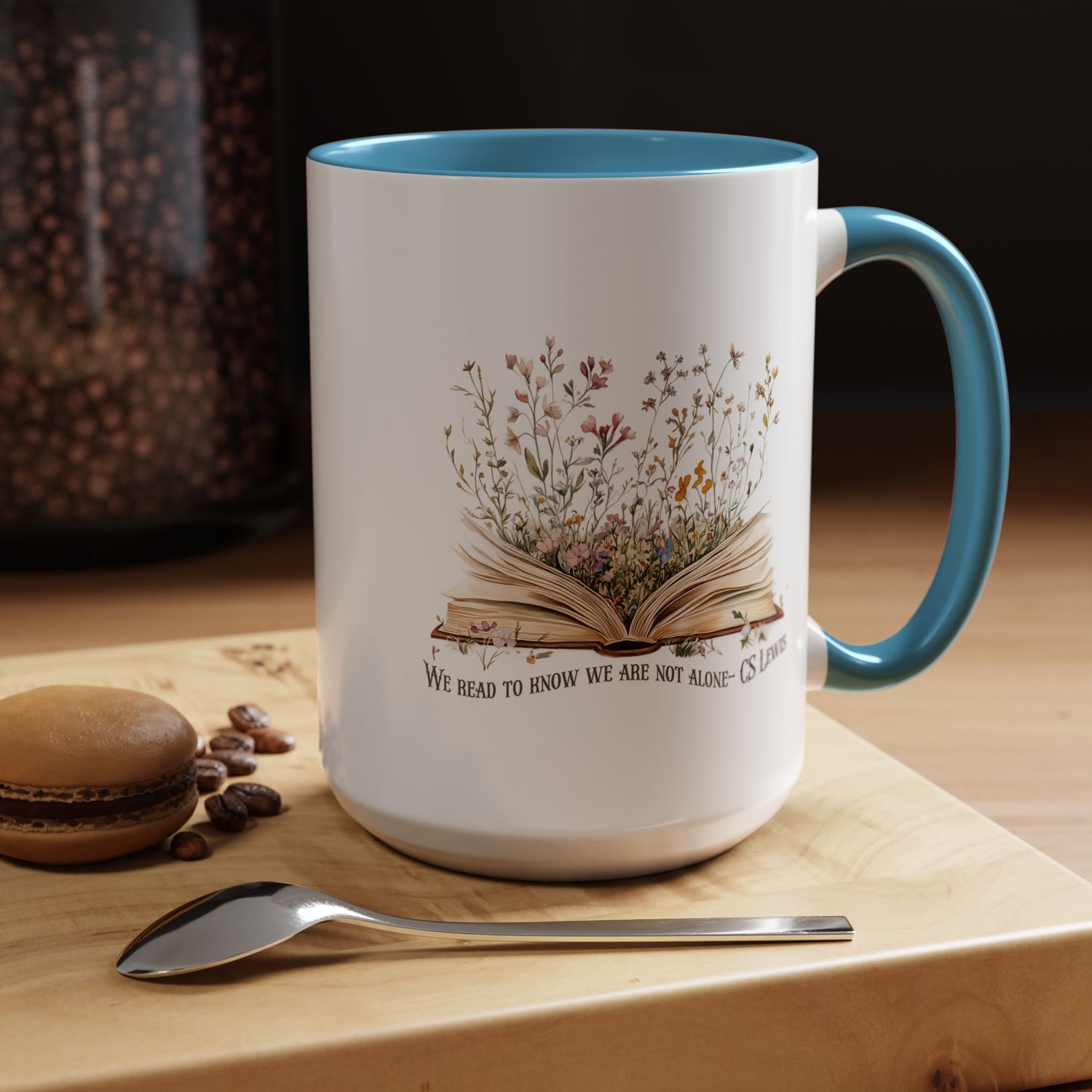 Reading Quote Accent Coffee Mug
