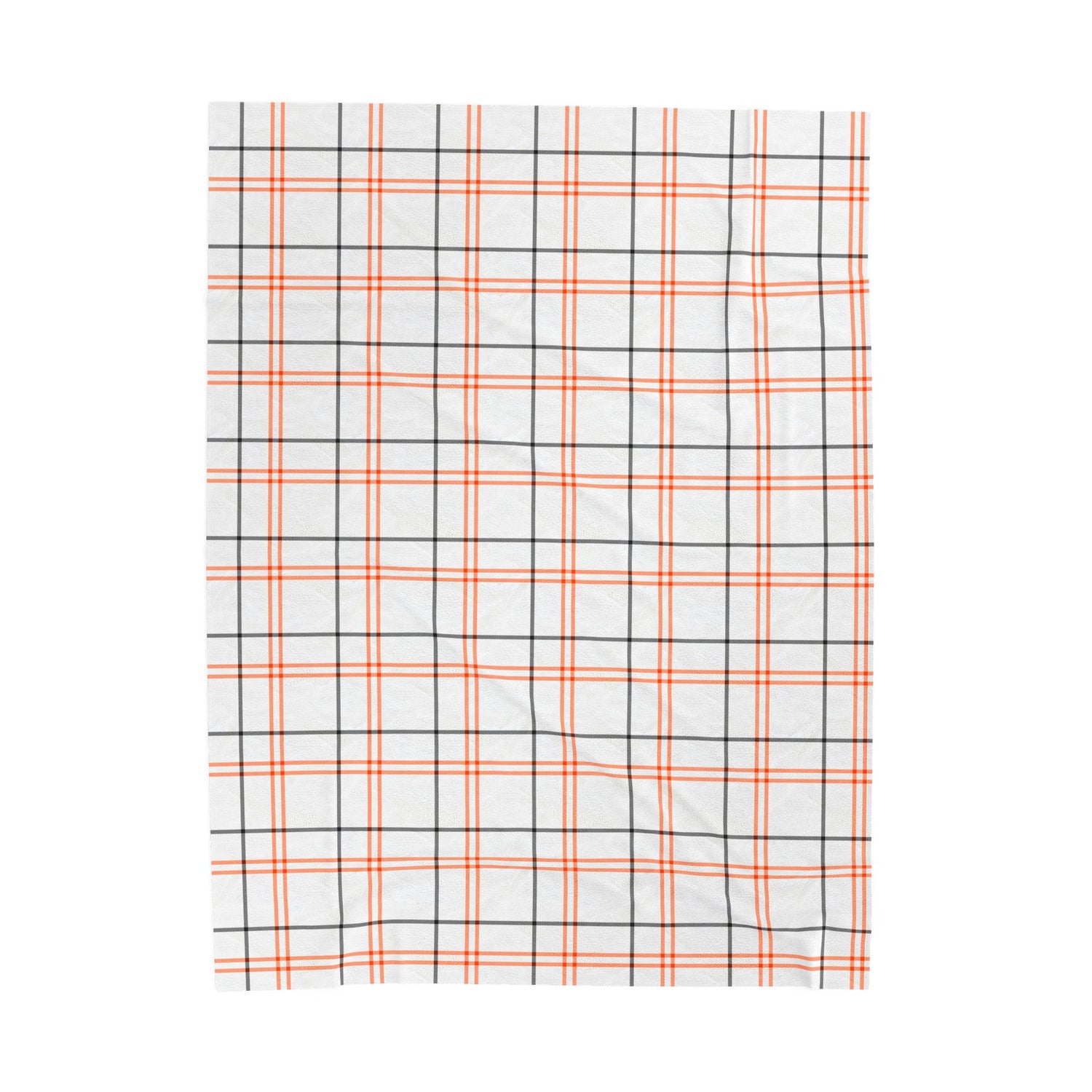 Cozy Velveteen Plush Blanket, Warm Throw Blanket, Gift for Home Decor, Perfect for Cozy Nights, Checkered Design Blanket, Winter Essentials