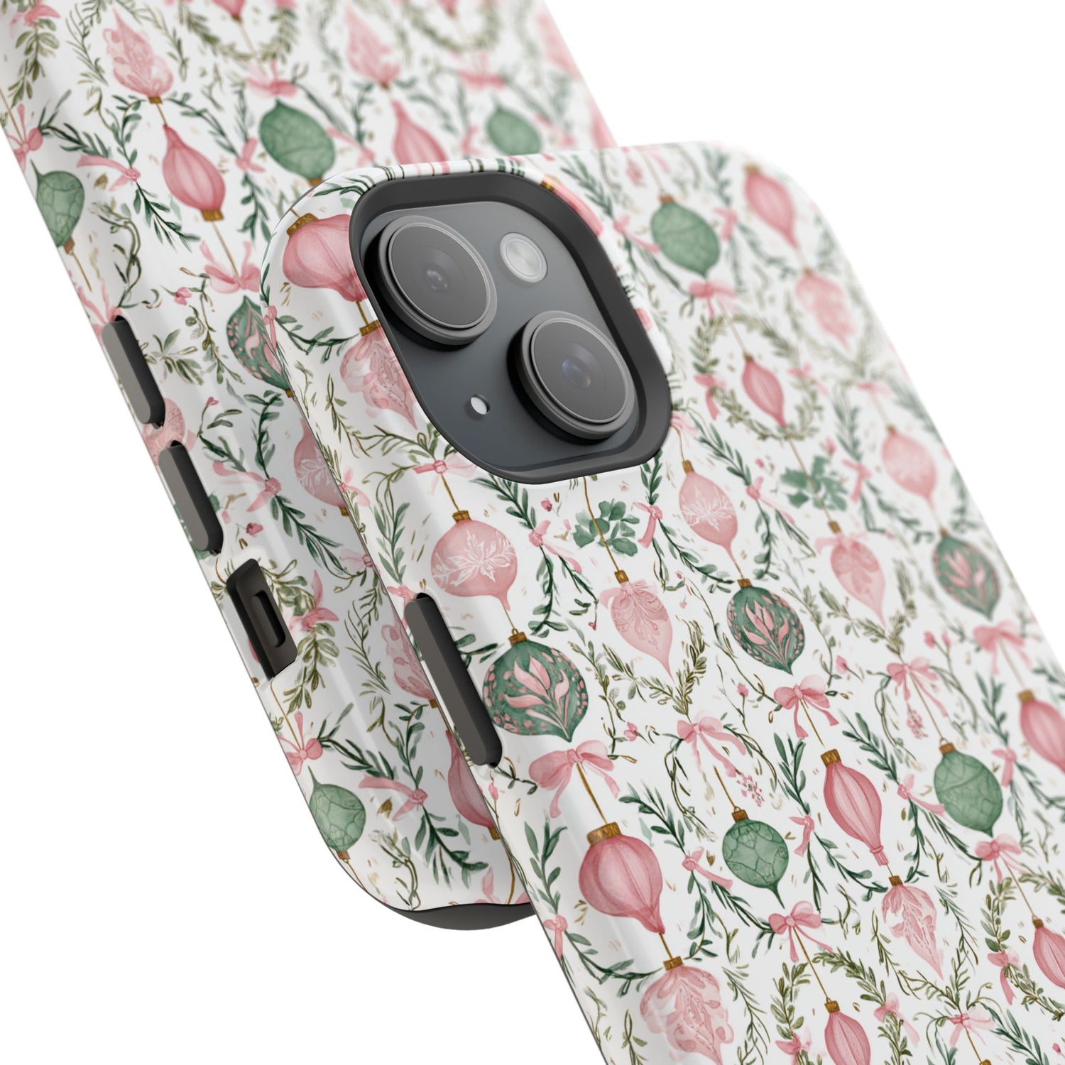Holiday Ornaments Impact-Resistant Phone Case, iPhone, Samsung