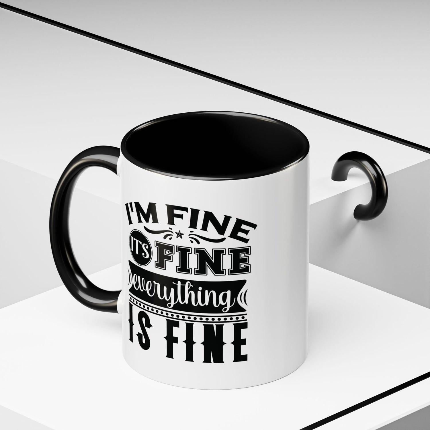 Im Fine Mug/Funny Accent Coffee Mug (11, 15oz)/Everything's Fine Mug/Gifts for him/her/Unique Coffee Mug/Tea