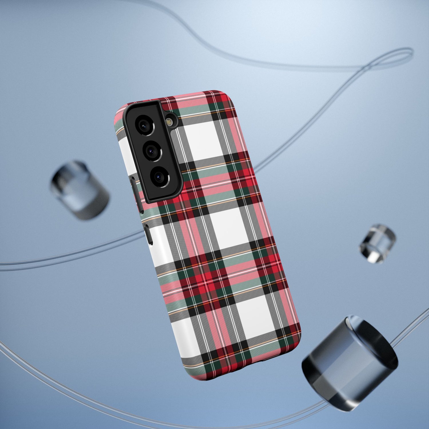 New Tartan Christmas Plaid Impact-Resistant Cases, iPhone, Samsung