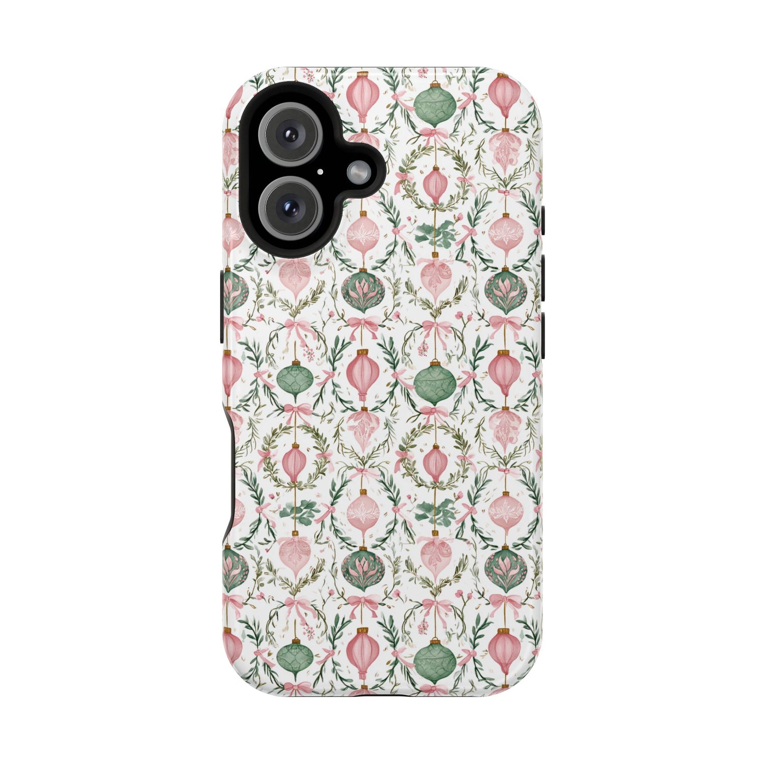 Holiday Ornaments Impact-Resistant Phone Case, iPhone, Samsung