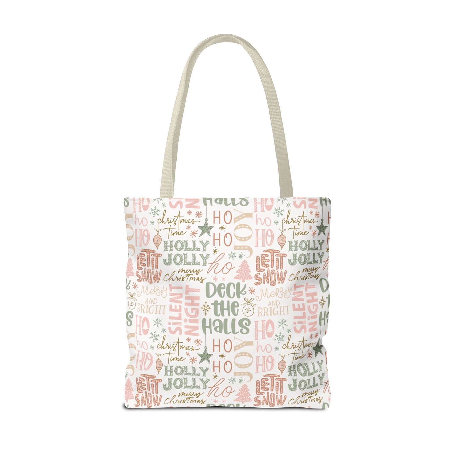 Christmas Phrases Tote Bag