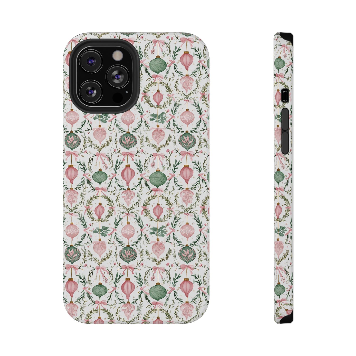 Holiday Ornaments Impact-Resistant Phone Case, iPhone, Samsung