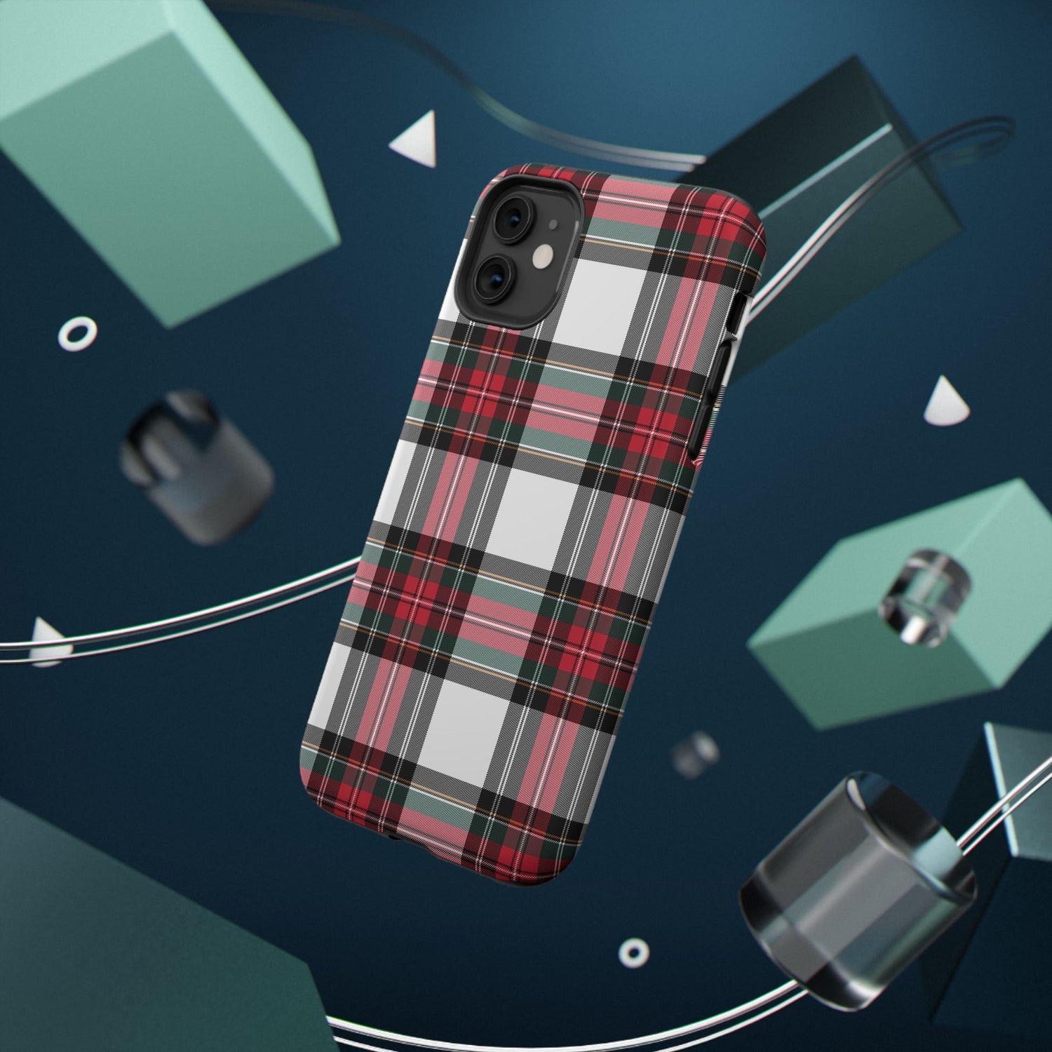 New Tartan Christmas Plaid Impact-Resistant Cases, iPhone, Samsung