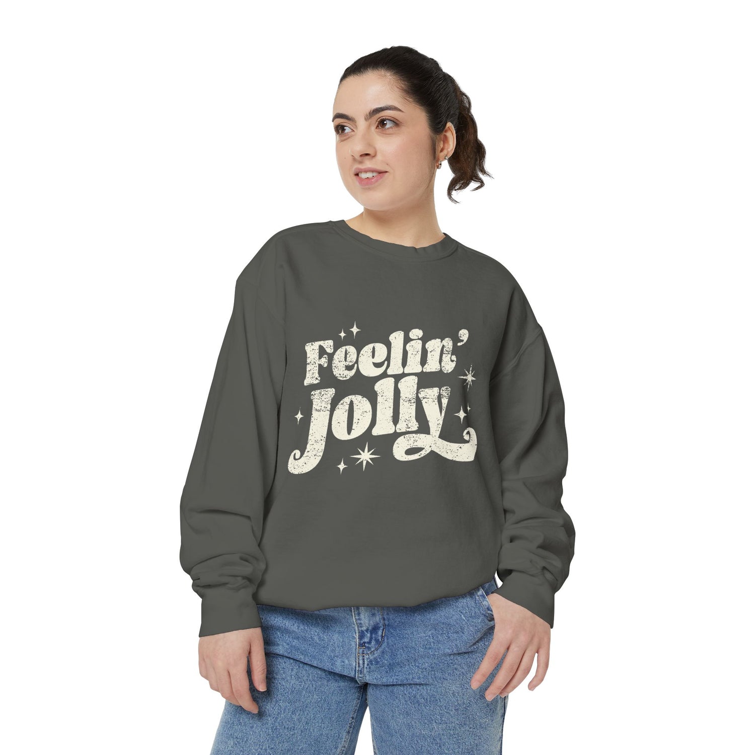 Premium Feelin' Jolly Comfort Colors Sweatshirt