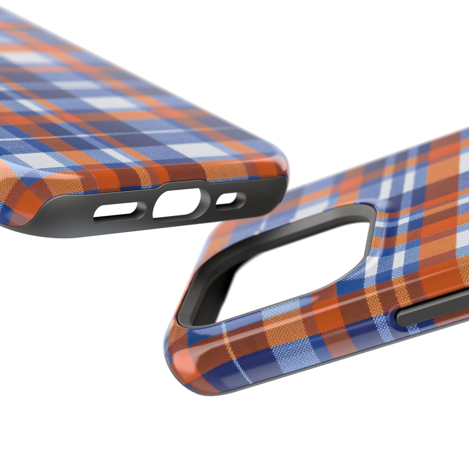 Impact-Resistant Phone Case- Florida Plaid