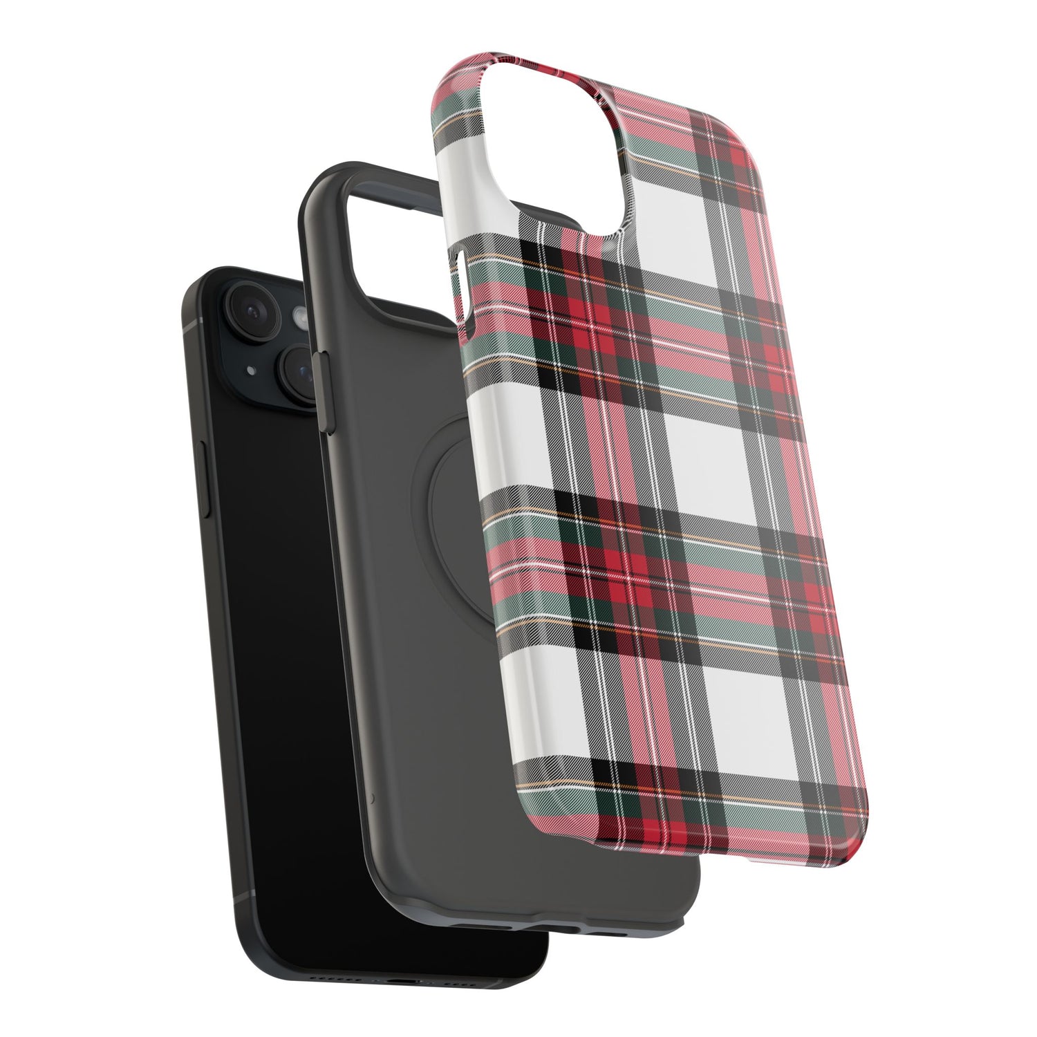 New Tartan Christmas Plaid Impact-Resistant Cases, iPhone, Samsung