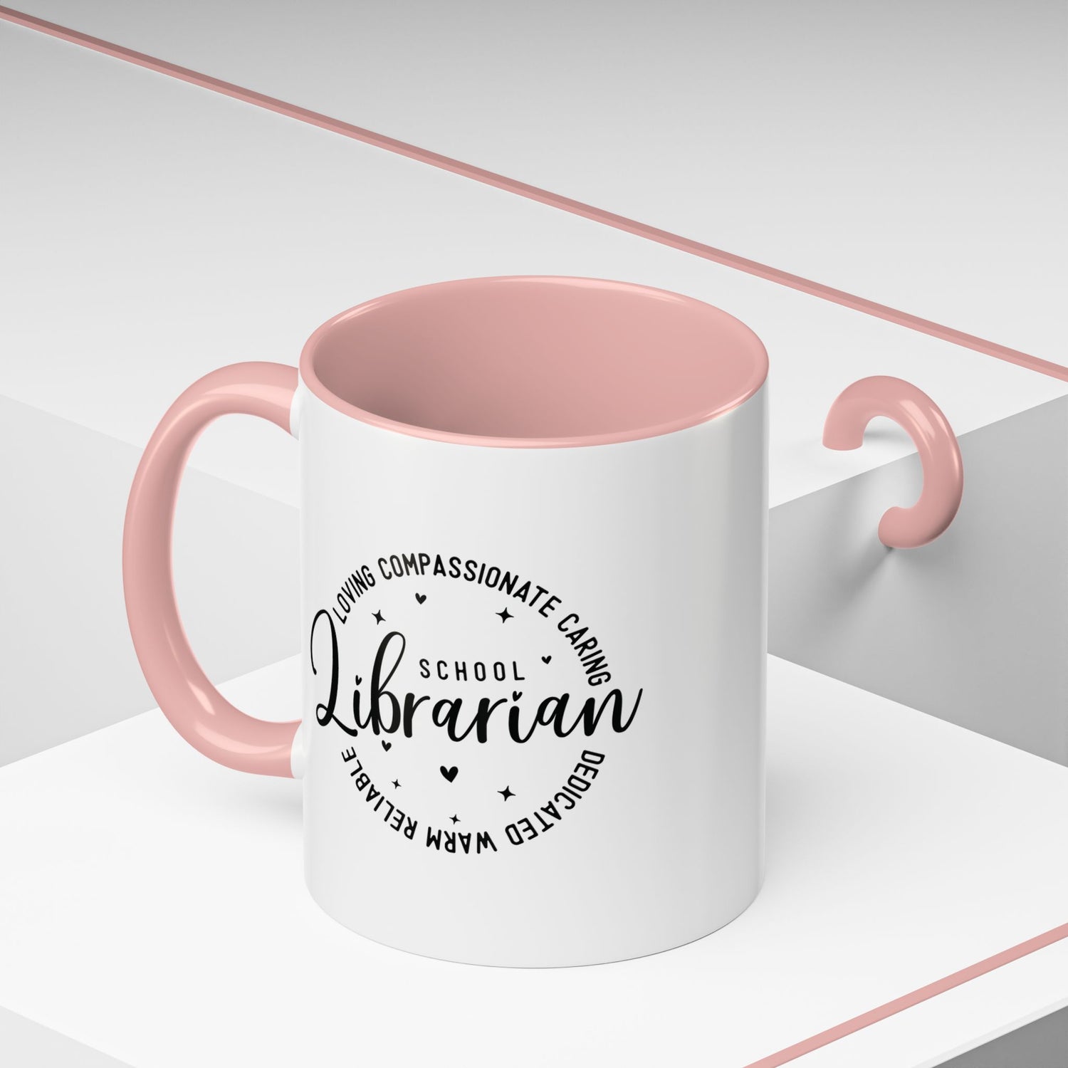 Librarian Love Coffee Mug | Gift for Teachers, School Librarians, Reading Enthusiasts, Book Lovers, Graduation