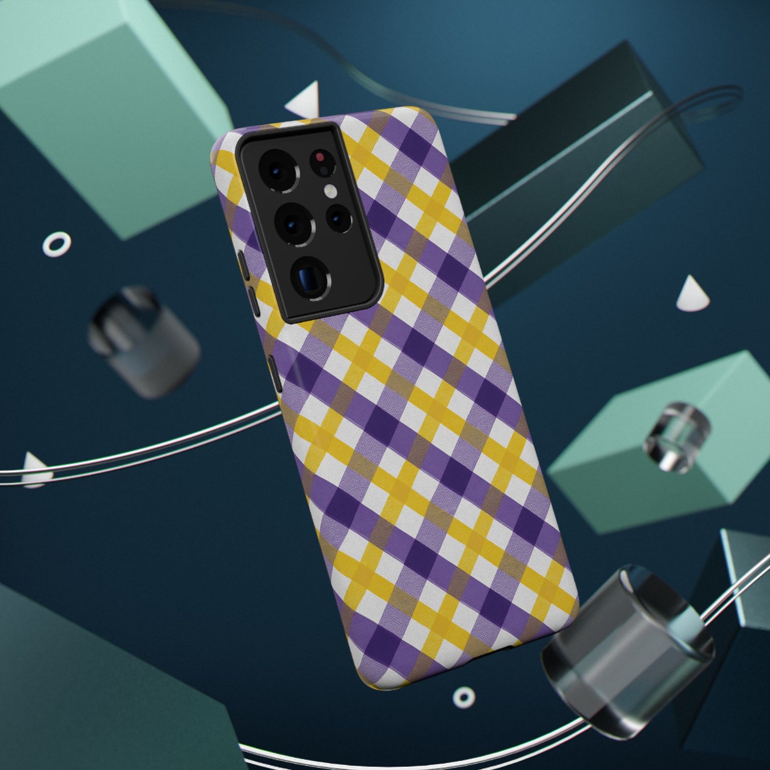 Phone Case | Impact-Resistant Louisiana Plaid