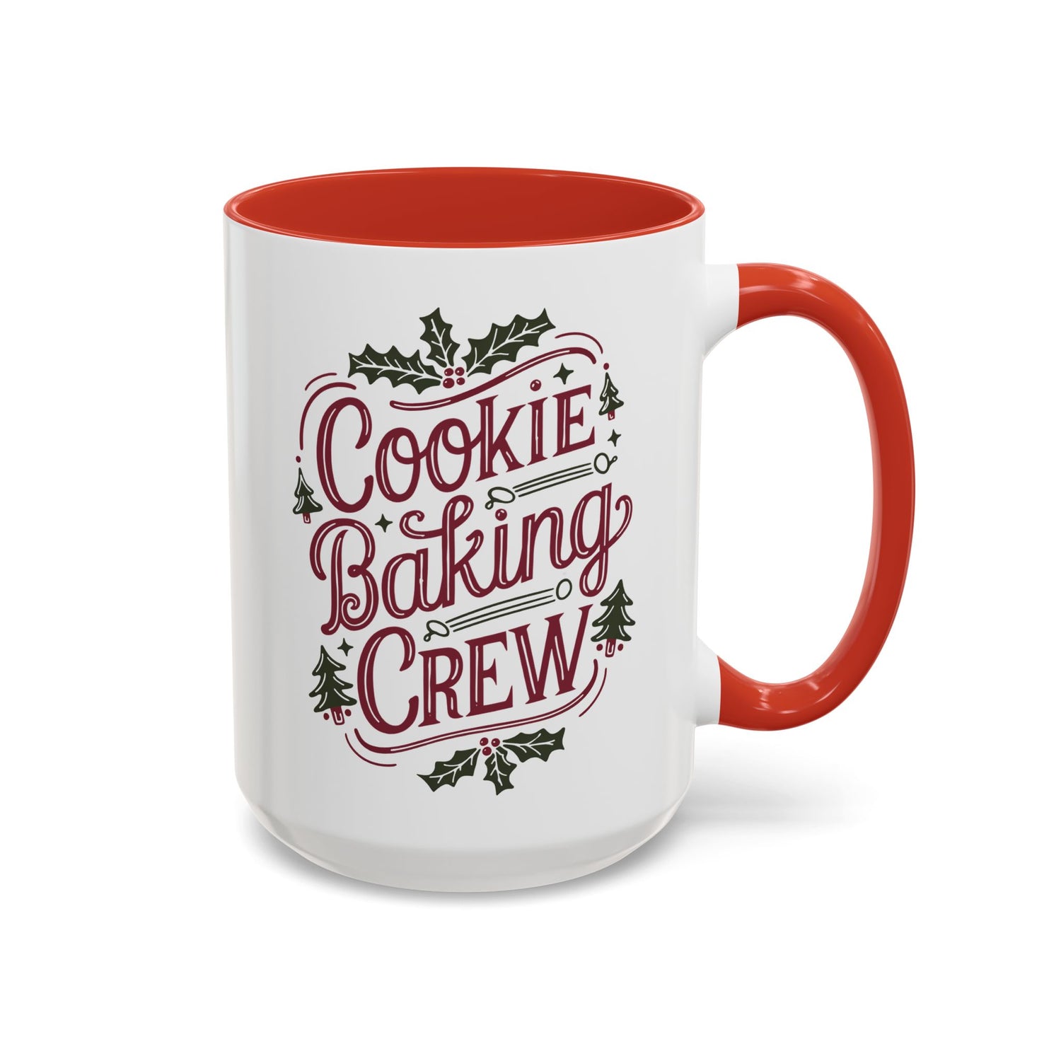 Cookie Baking Crew Coffee Mug | Holiday Gift for Bakers | Cute Ceramic Cup for Home, Kitchen Decor, Christmas, Cookie Lovers