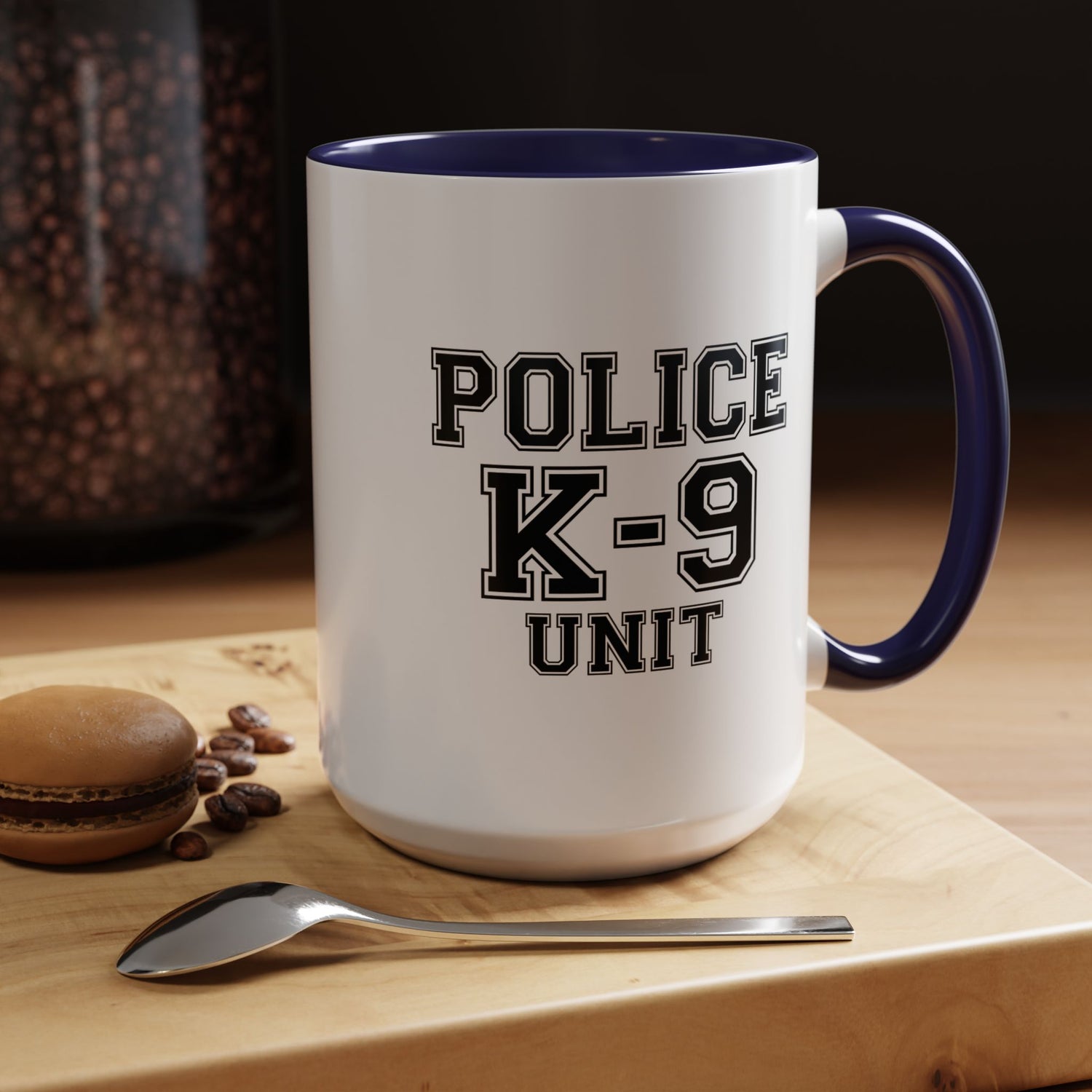 Police K-9 Unit Coffee Mug, Police Dog Lover Gift, K9 Officer Present, Law Enforcement Mug, Dog Handler Cup, Unique Gift for Police
