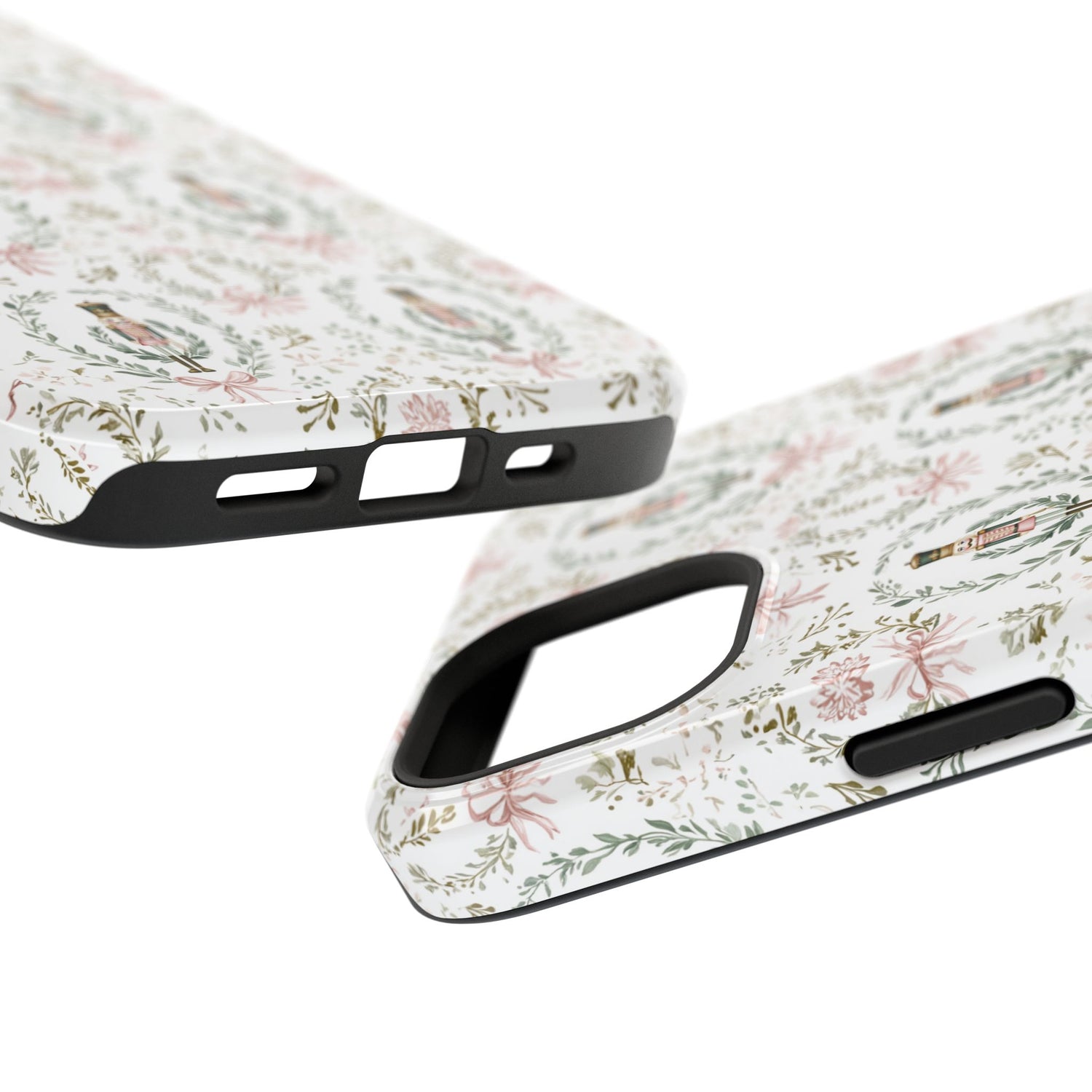 Impact-Resistant Phone Case- Nutcracker Floral