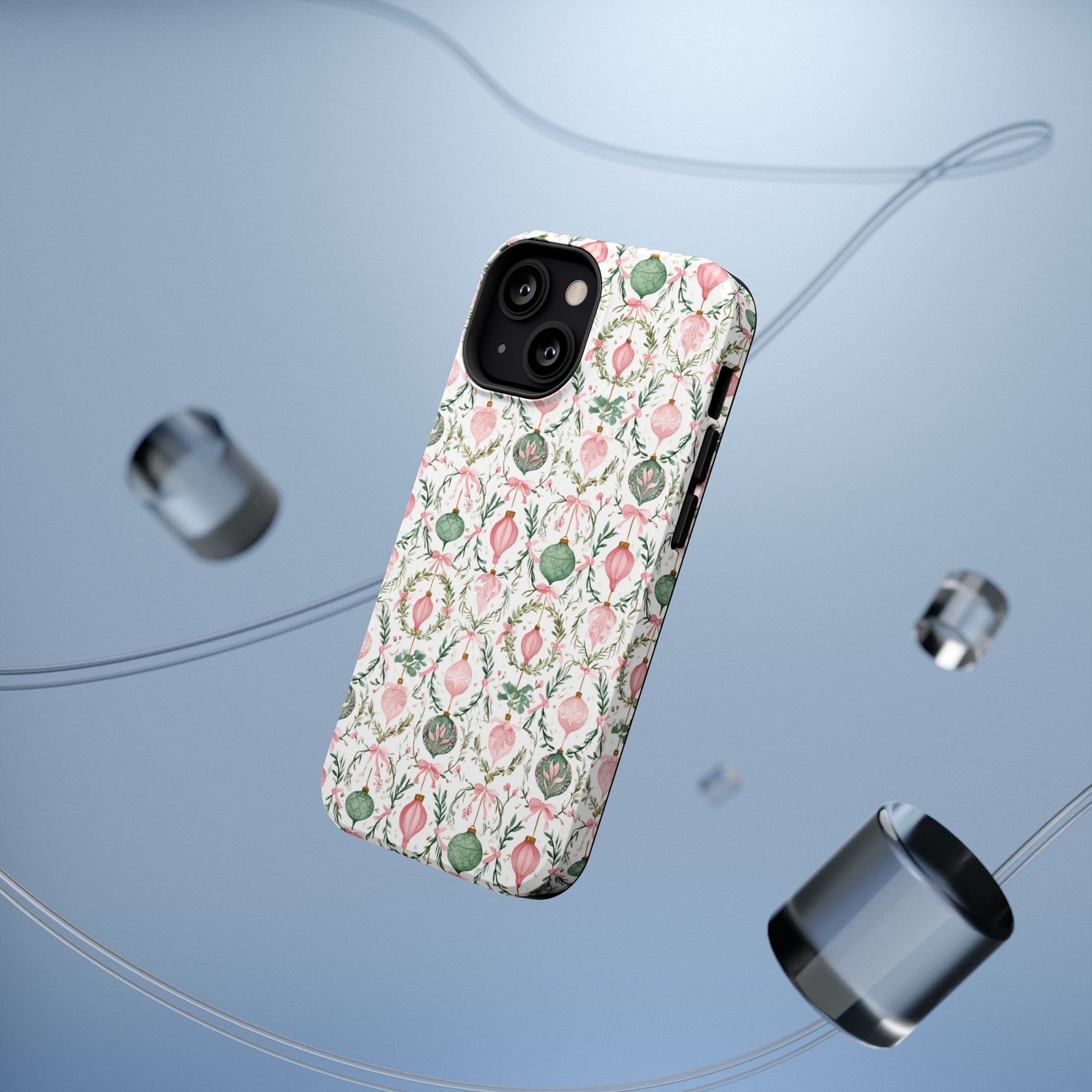 Holiday Ornaments Impact-Resistant Phone Case, iPhone, Samsung